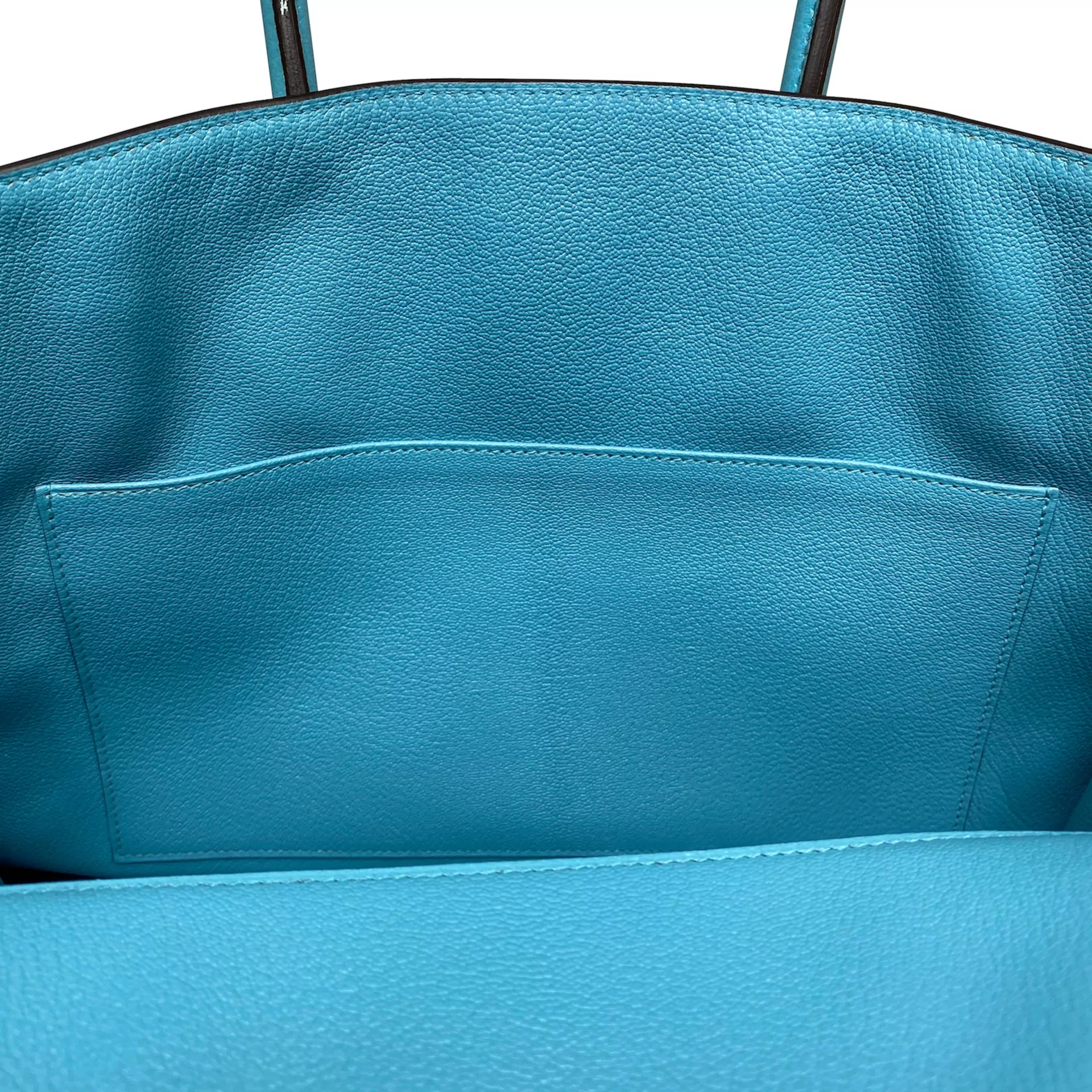 Bolsa Hermès Birkin 35 Togo Blue Atoll