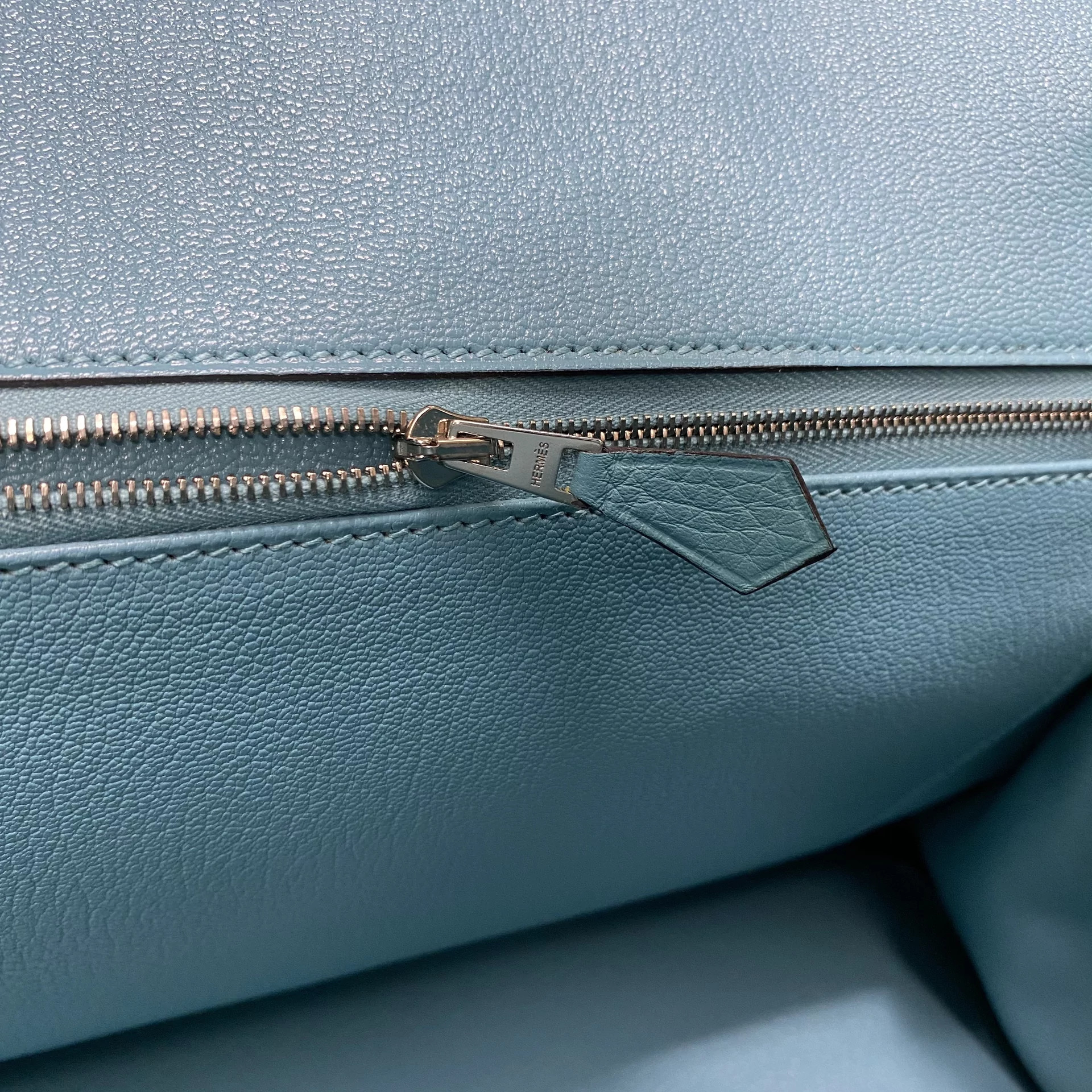 Bolsa Hermès Birkin 35 Togo Blue Atoll