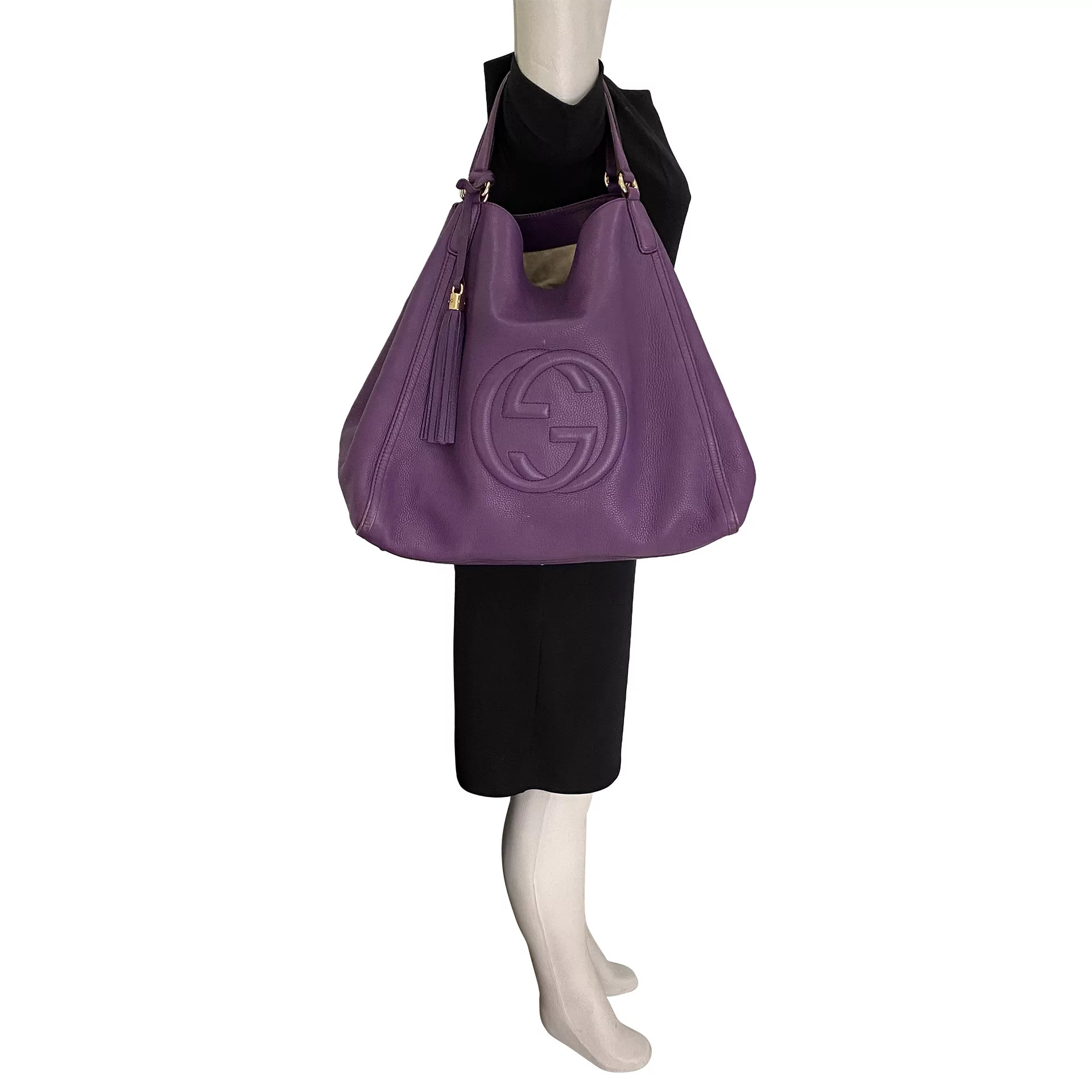 Bolsa Gucci Soho Roxa