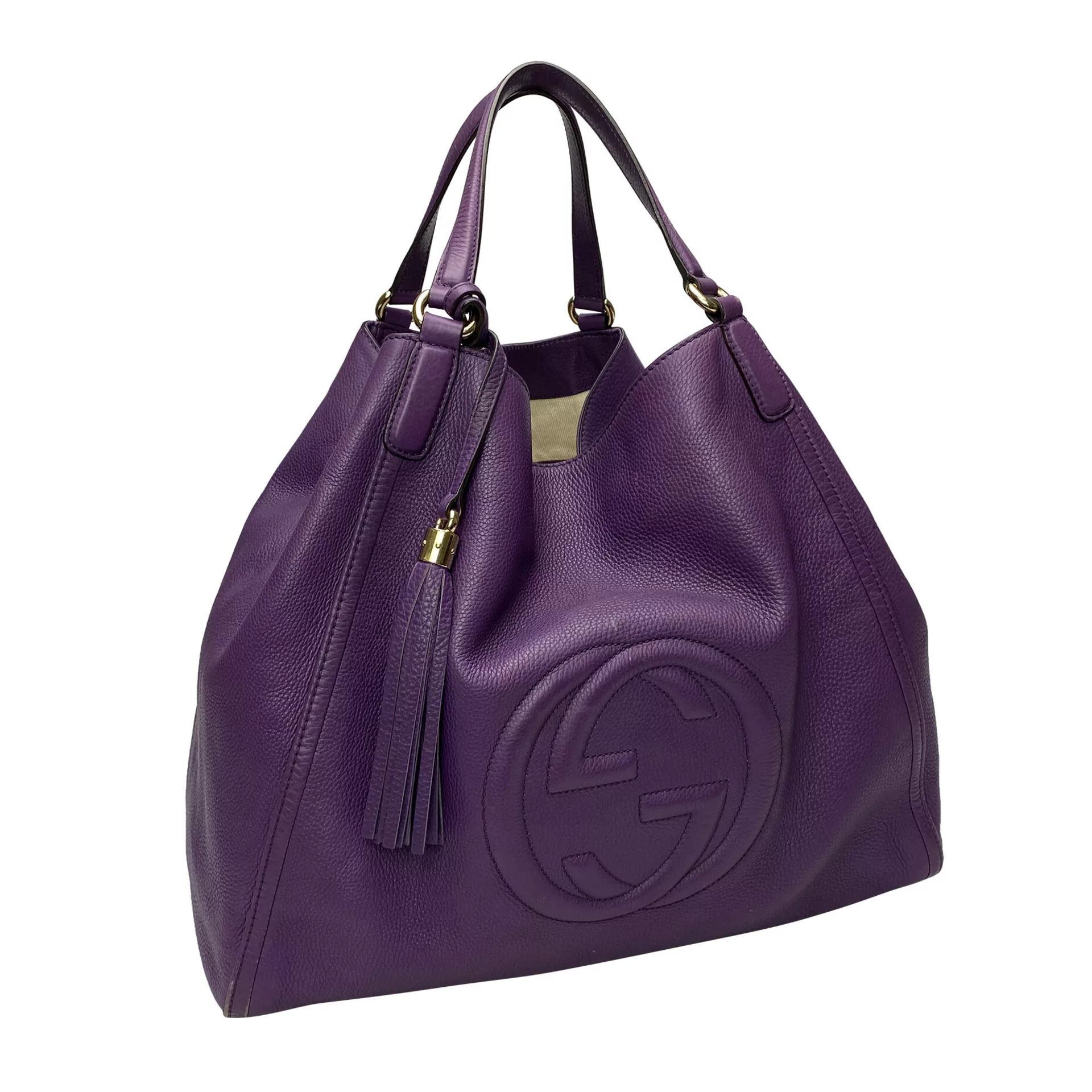 Bolsa Gucci Soho Roxa