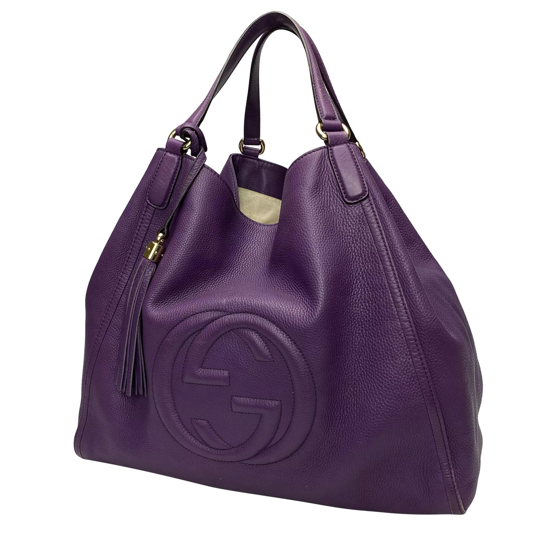 Bolsa Gucci Soho Roxa