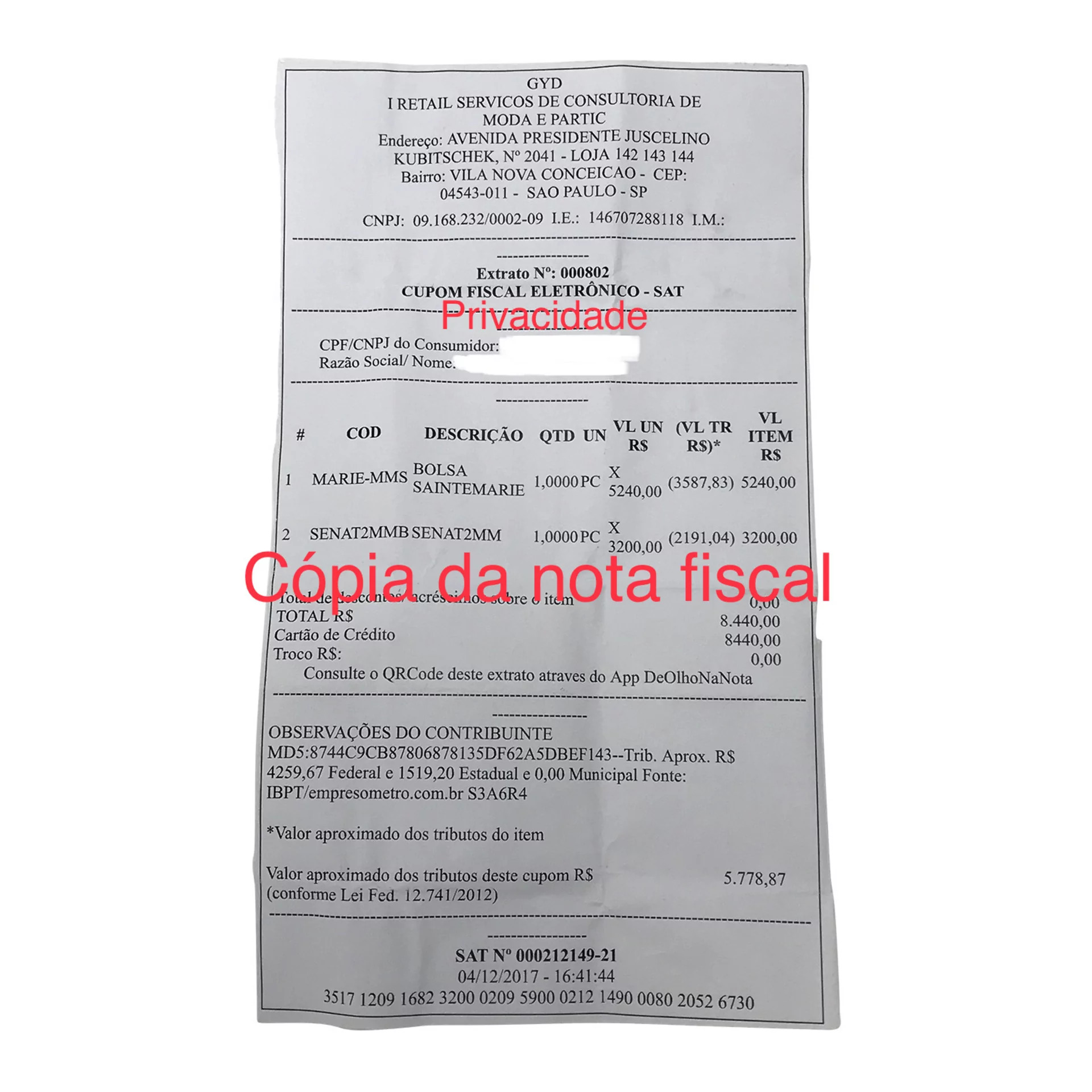 Clutch Goyard Sainte Marie Off White