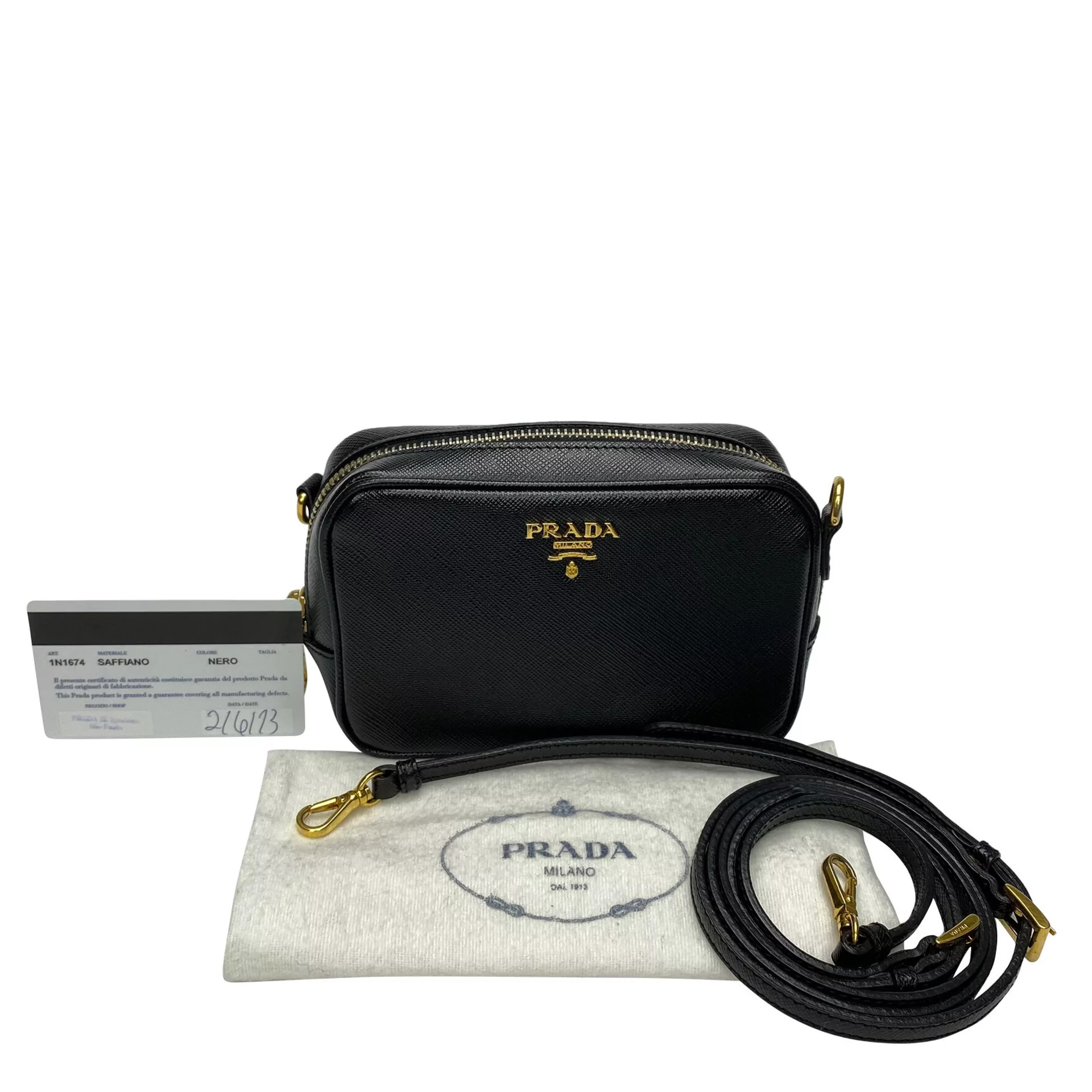 Bolsa Prada Mini Couro Saffiano
