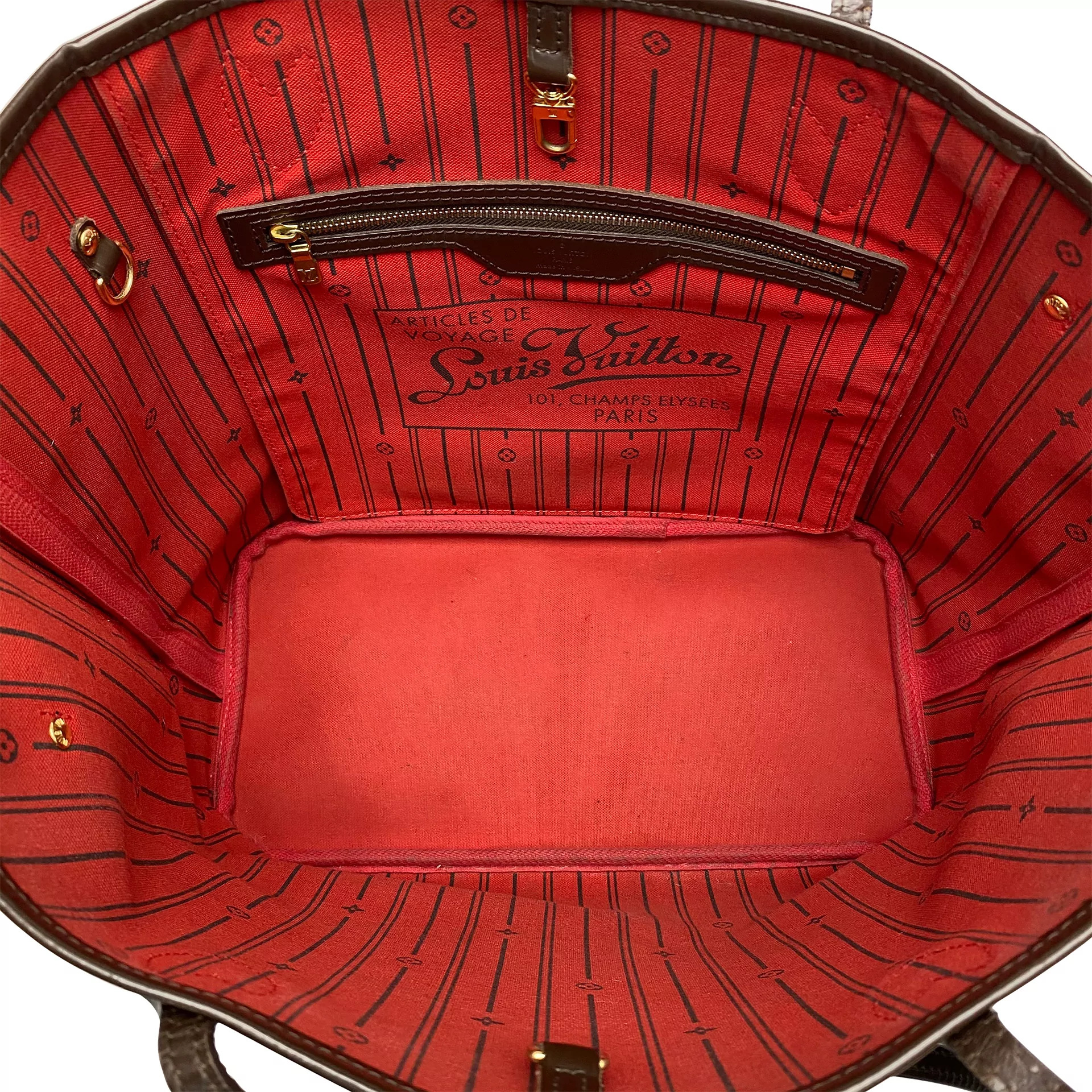 Bolsa Louis Vuitton Neverfull MM Damier Ebene