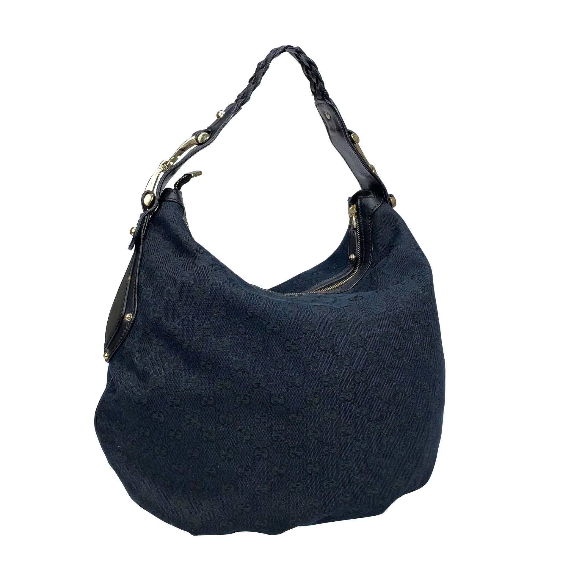 Bolsa Gucci Pelham Hobo Preta