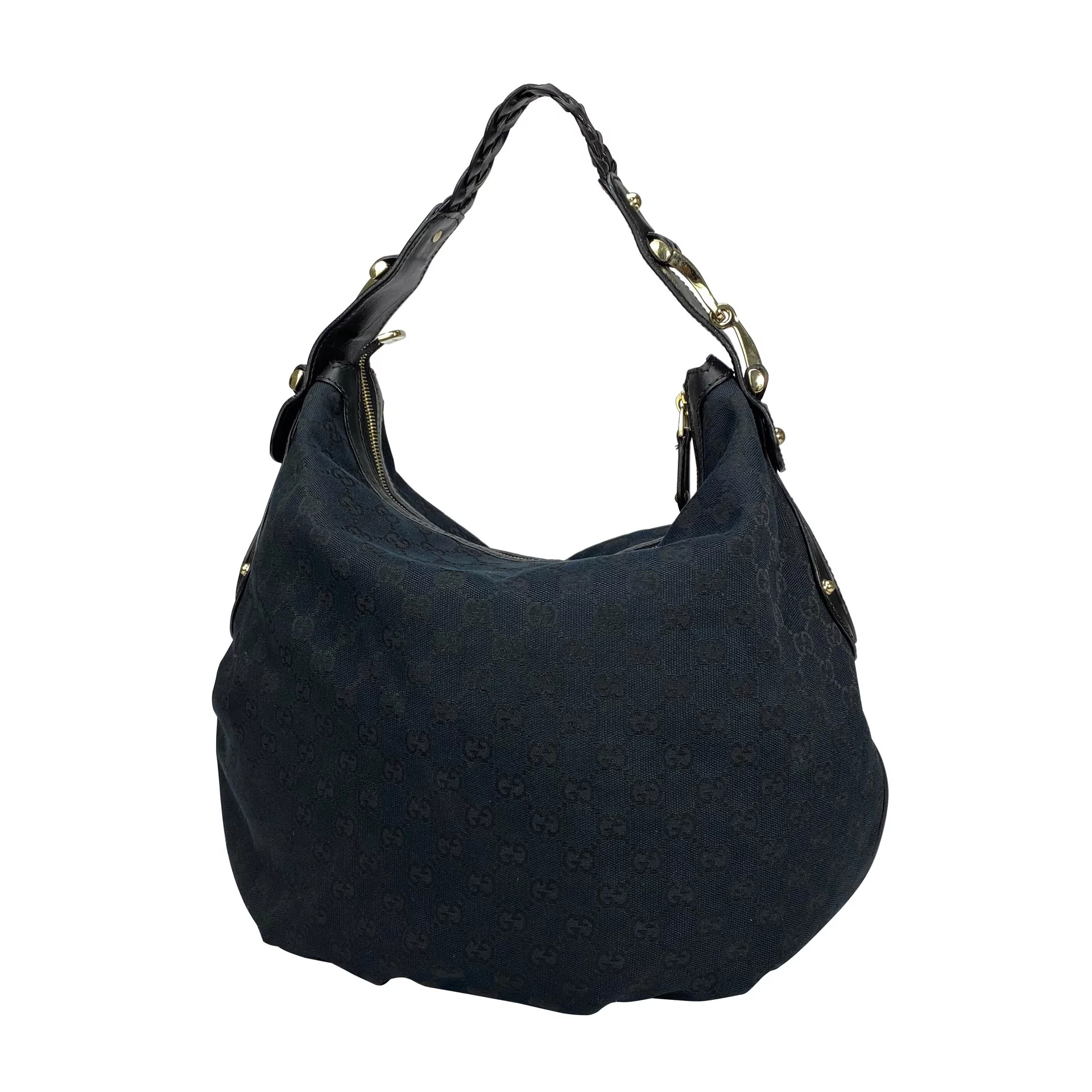 Bolsa Gucci Pelham Hobo Preta