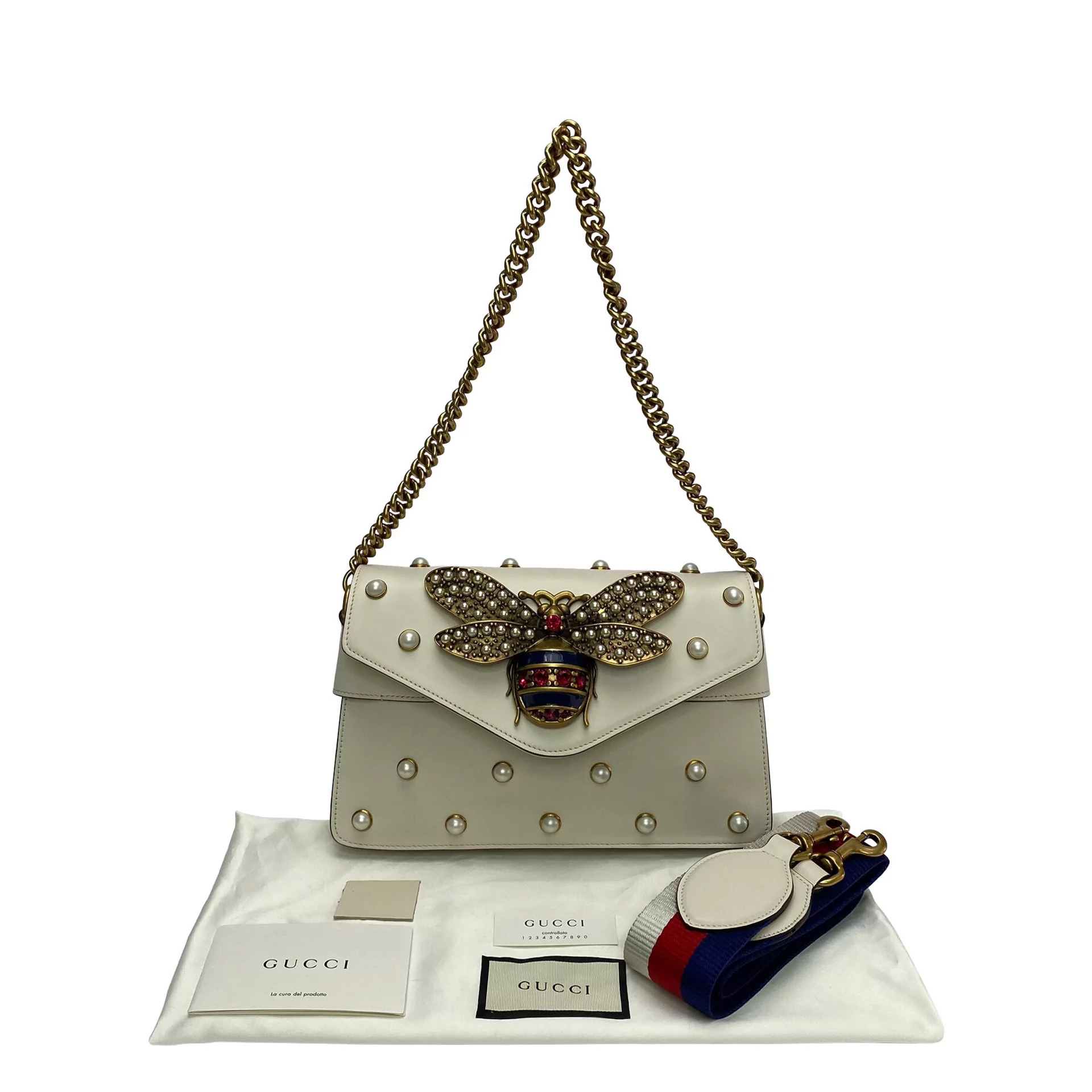 Bolsa Gucci Broadway Off White