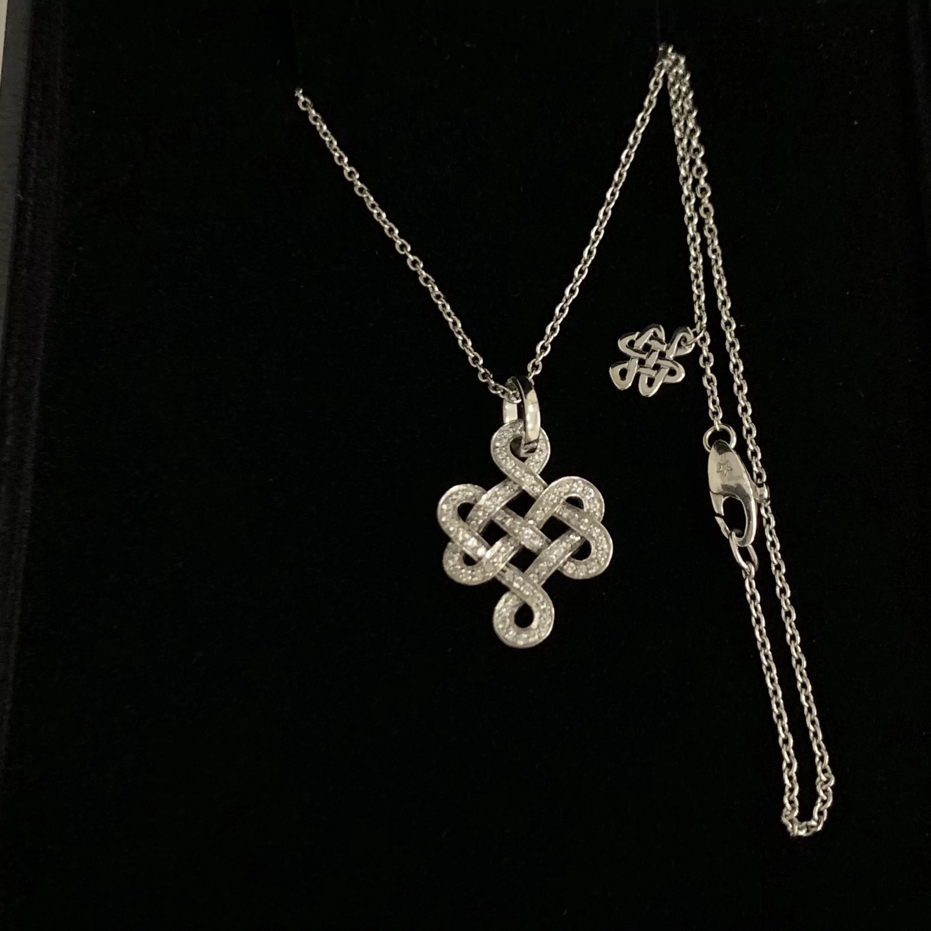 Colar H.Stern Ouro Branco com Diamantes - DVF
