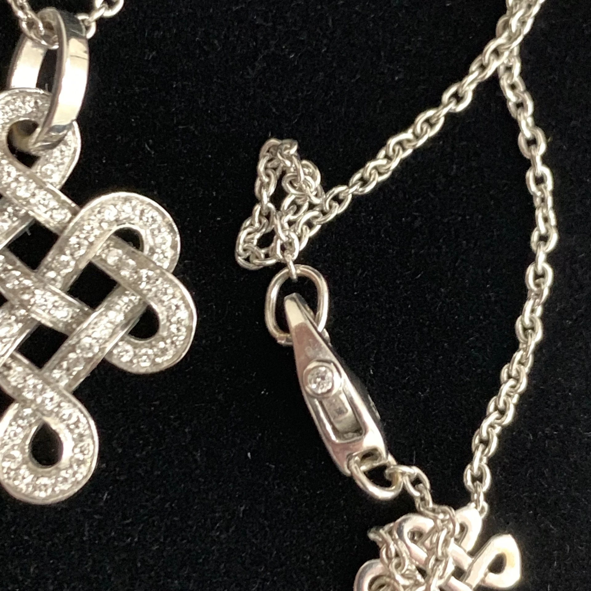 Colar H.Stern Ouro Branco com Diamantes - DVF