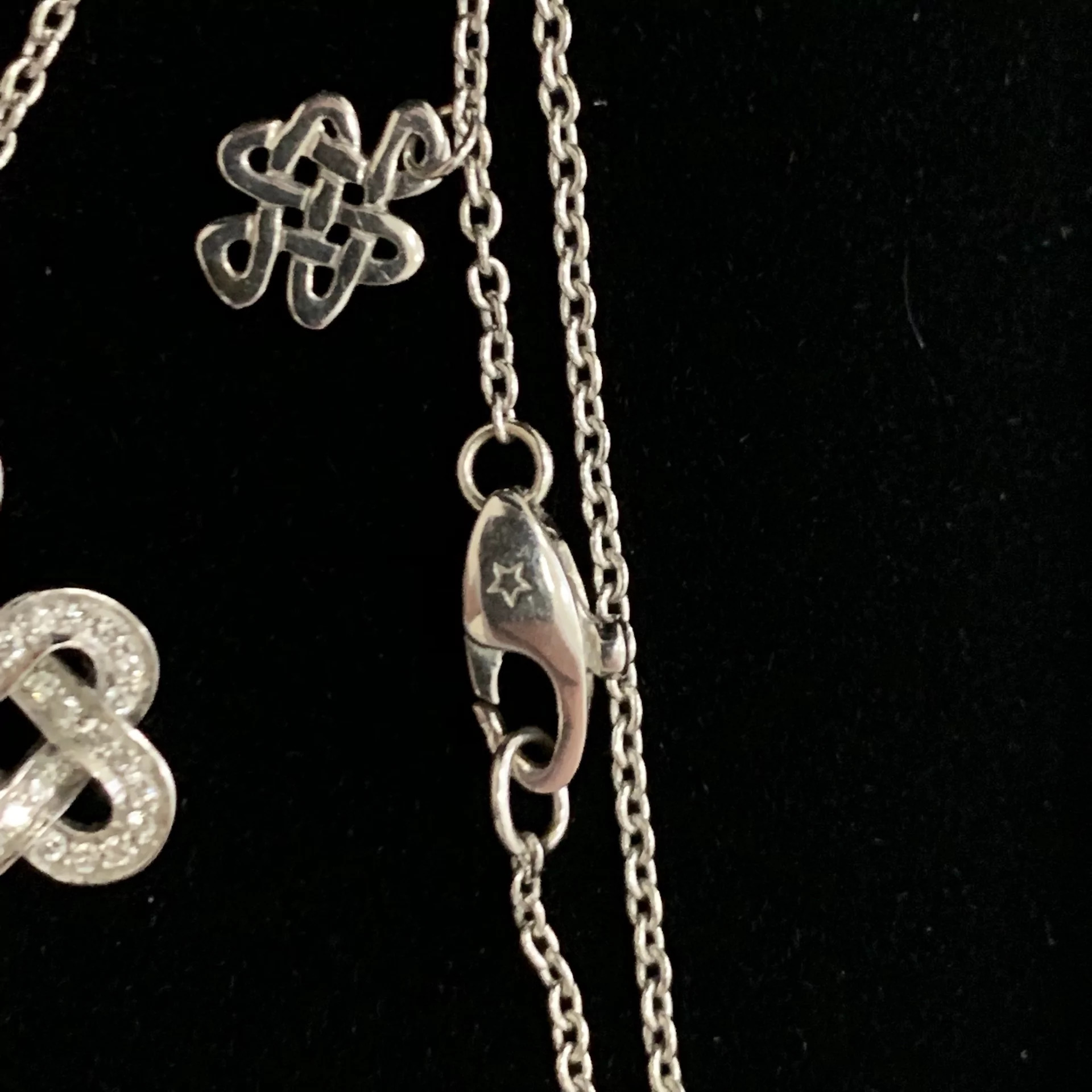 Colar H.Stern Ouro Branco com Diamantes - DVF