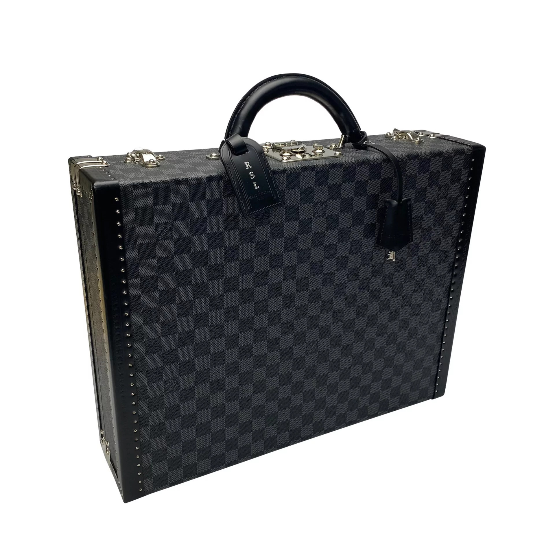 Pasta Louis Vuitton Président Damier Graphite