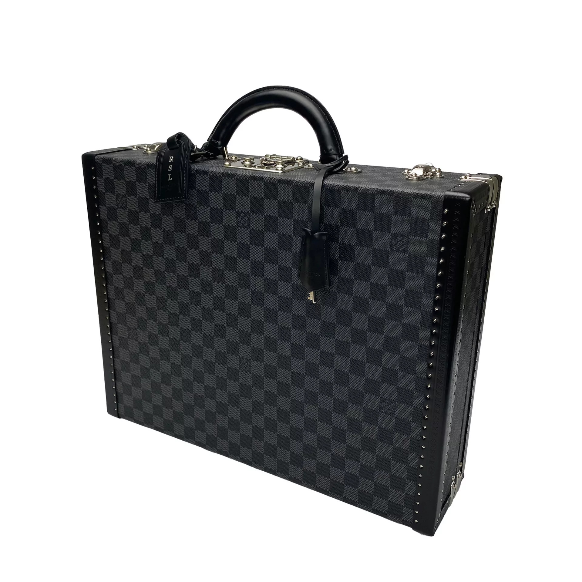 Pasta Louis Vuitton Président Damier Graphite