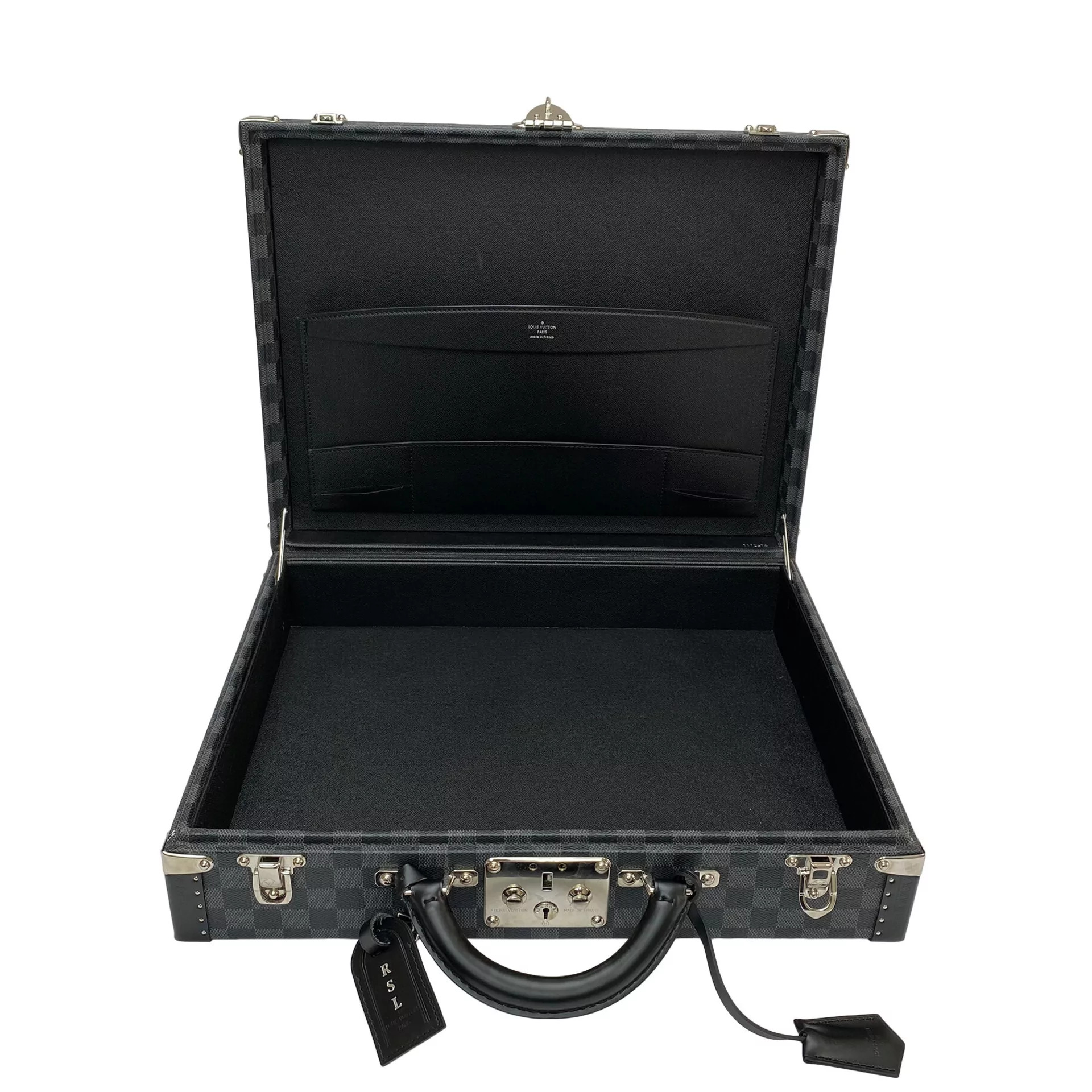 Pasta Louis Vuitton Président Damier Graphite