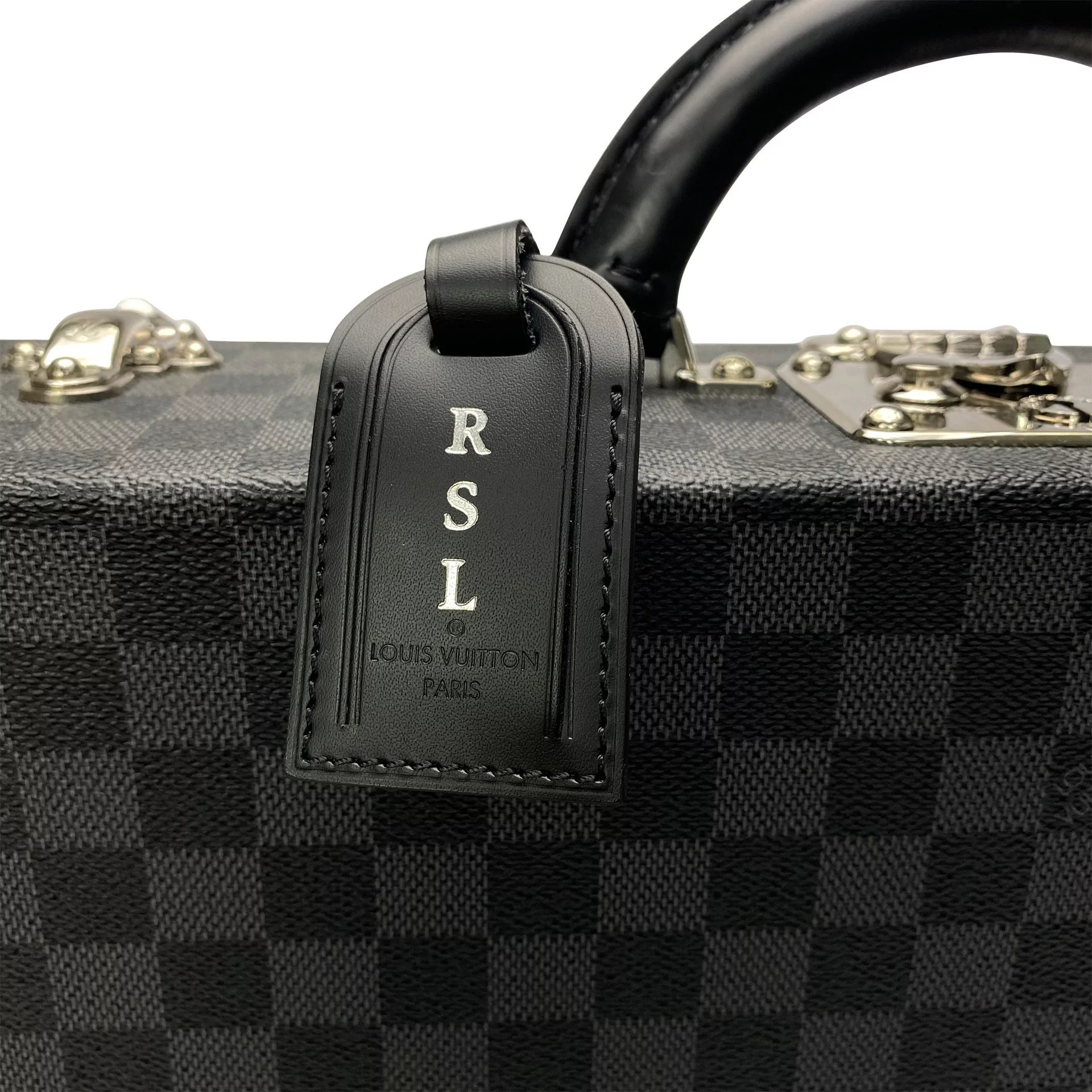 Pasta Louis Vuitton Président Damier Graphite