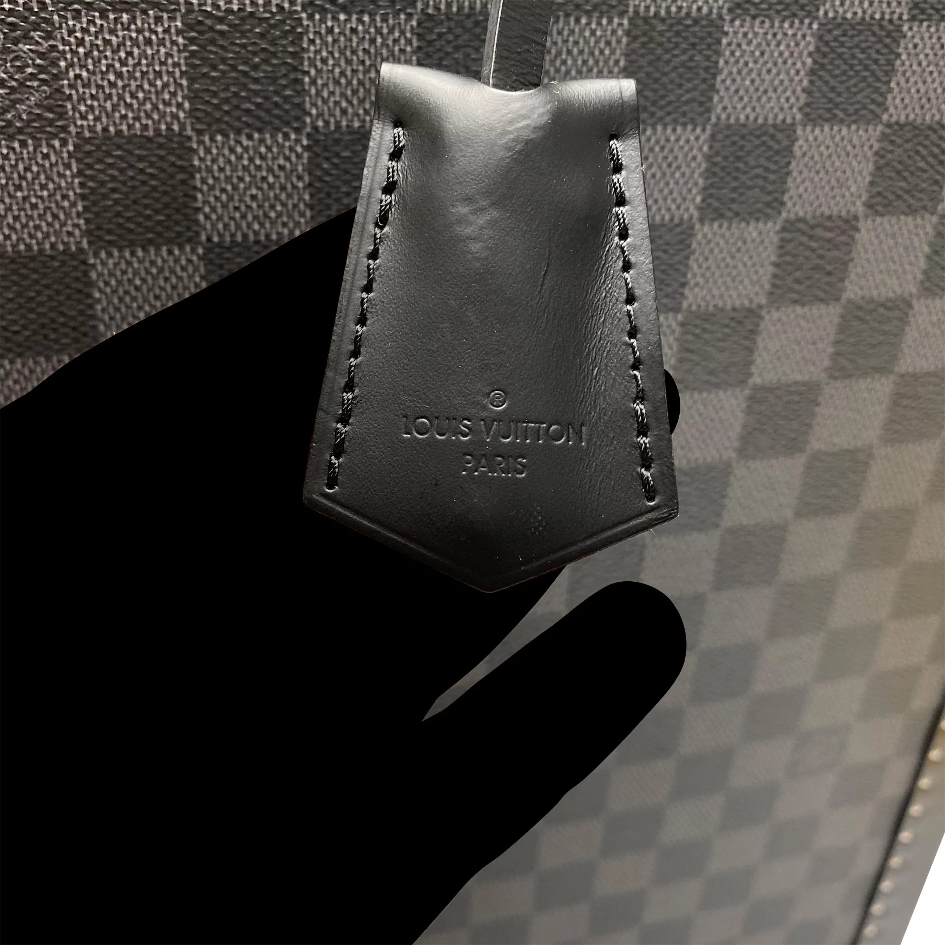 Pasta Louis Vuitton Président Damier Graphite