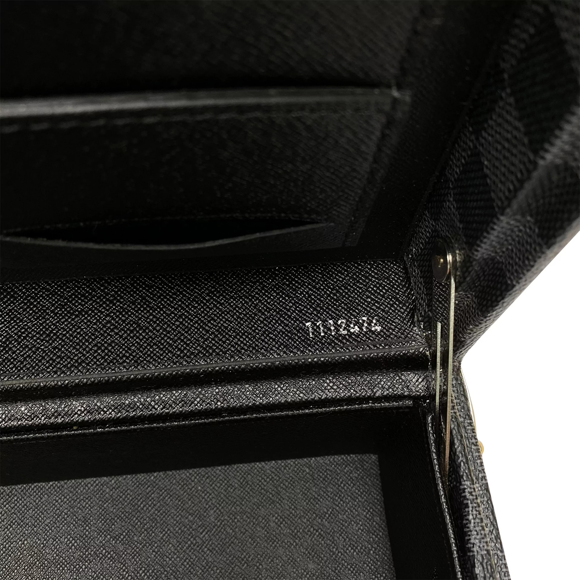 Pasta Louis Vuitton Président Damier Graphite