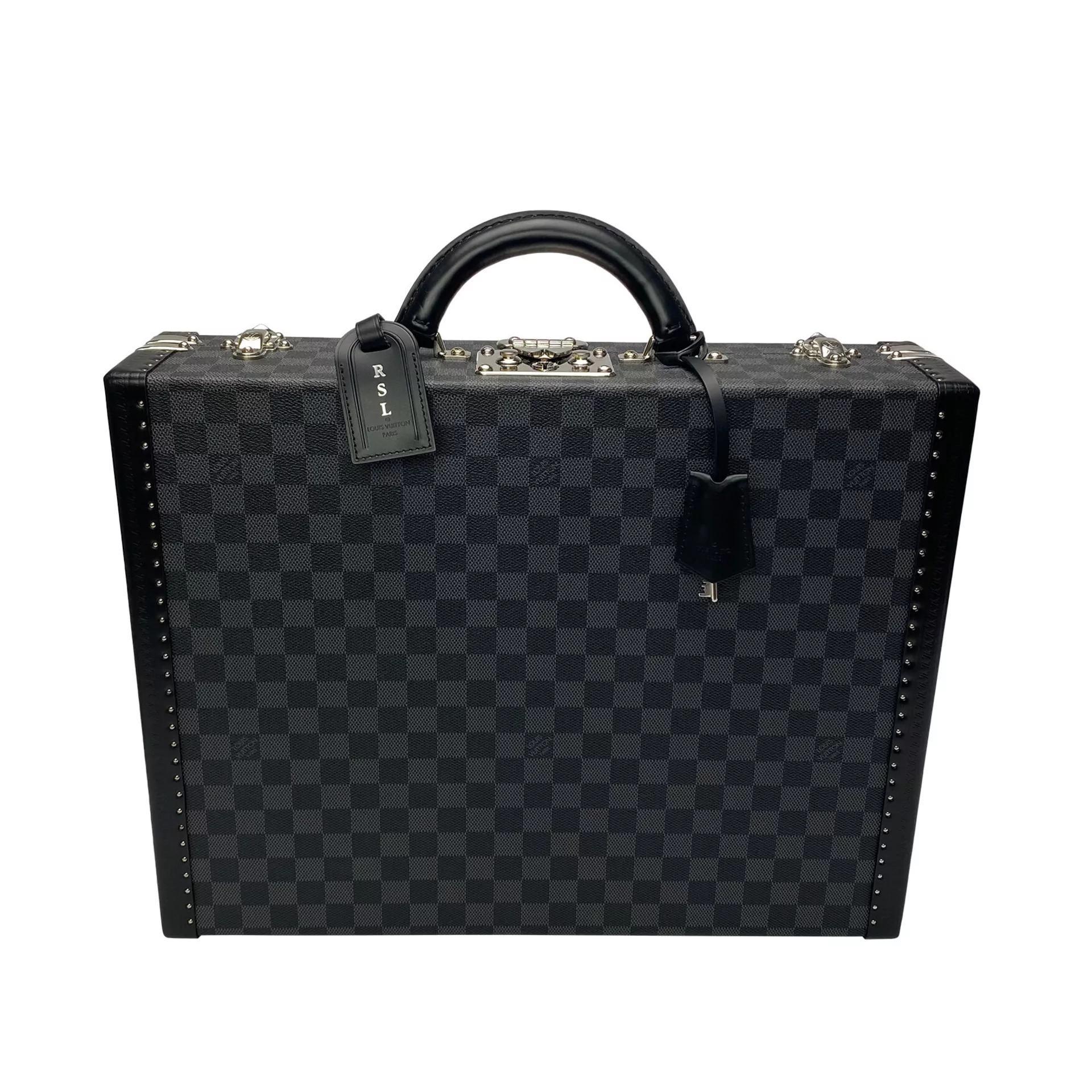 Pasta Louis Vuitton Président Damier Graphite