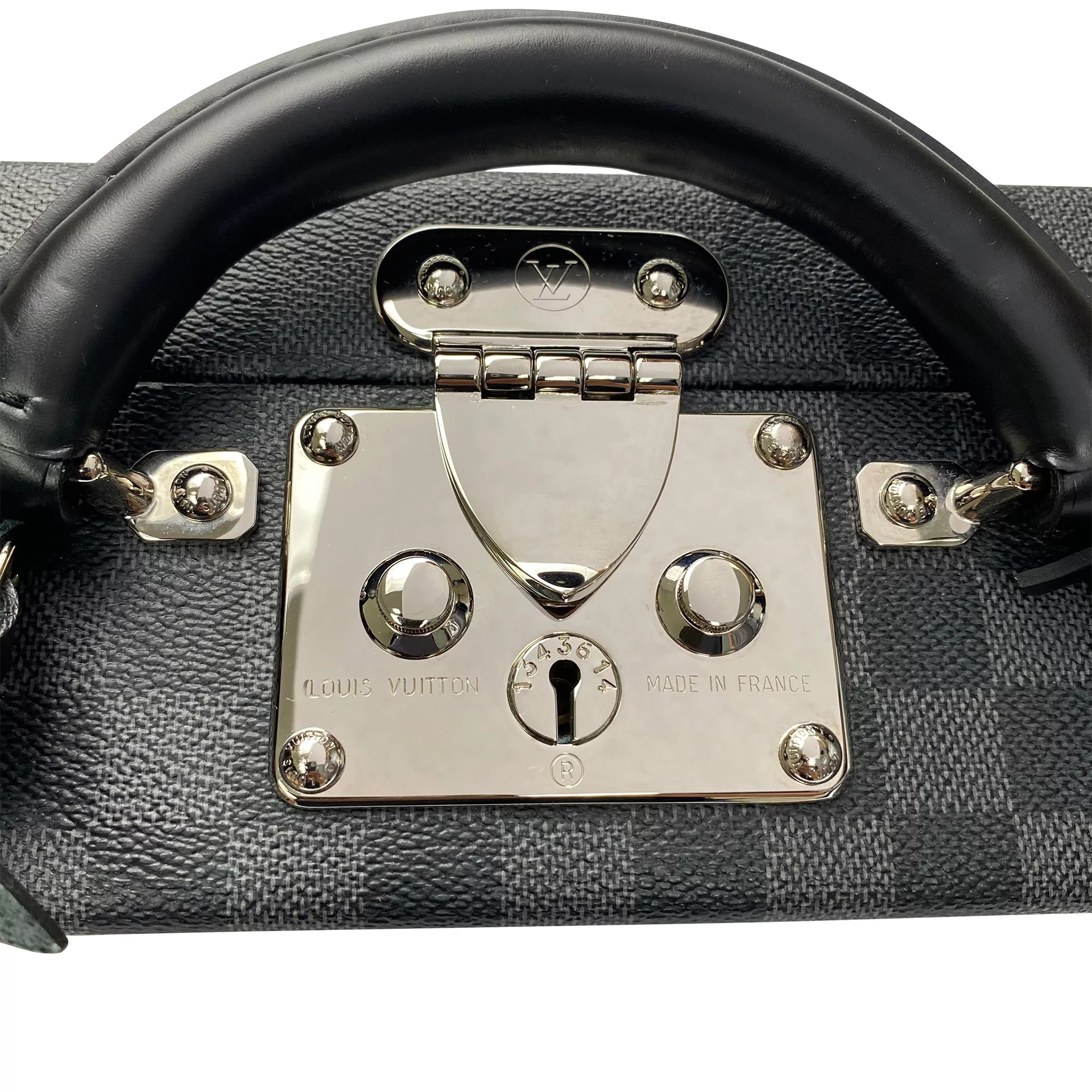 Pasta Louis Vuitton Président Damier Graphite