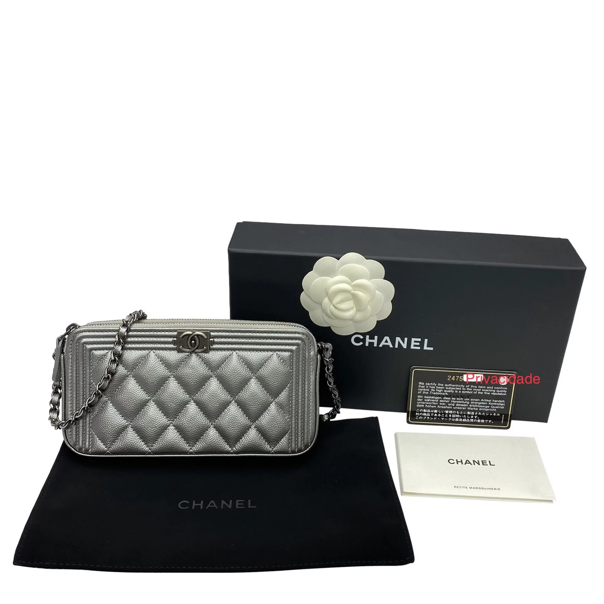 Bolsa Chanel Woc Boy Wallet On Chain