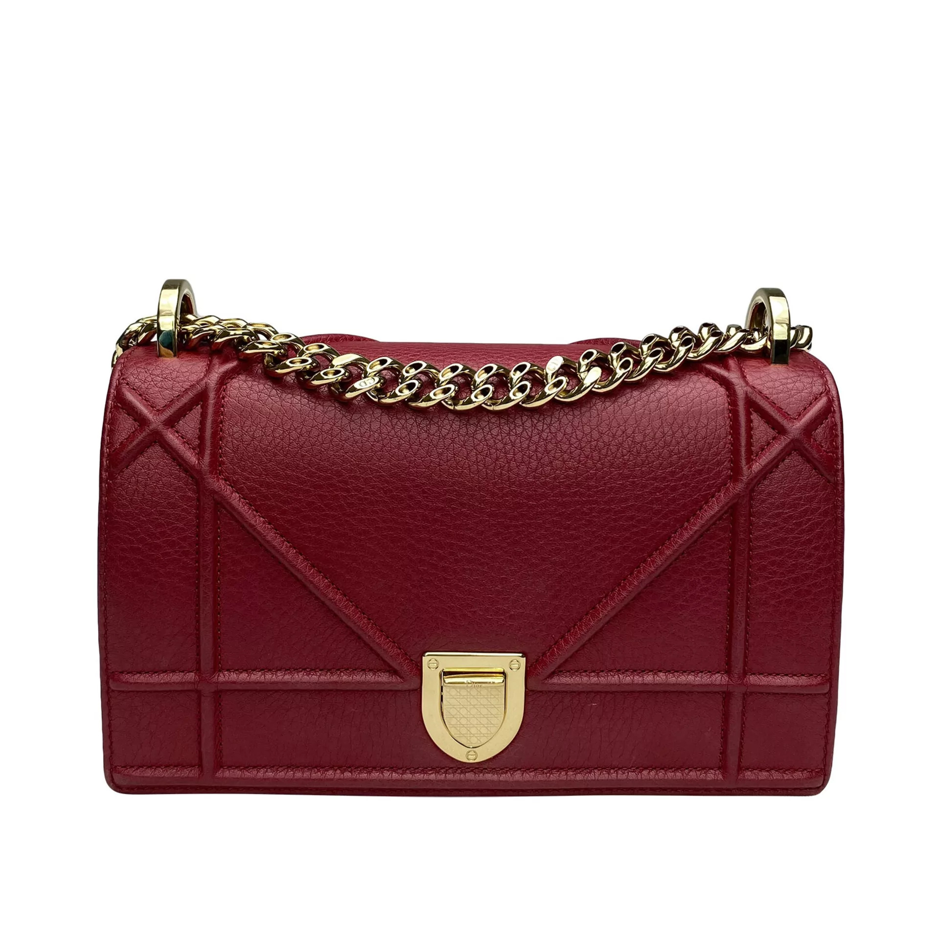 Bolsa Christian Dior Diorama Cereja