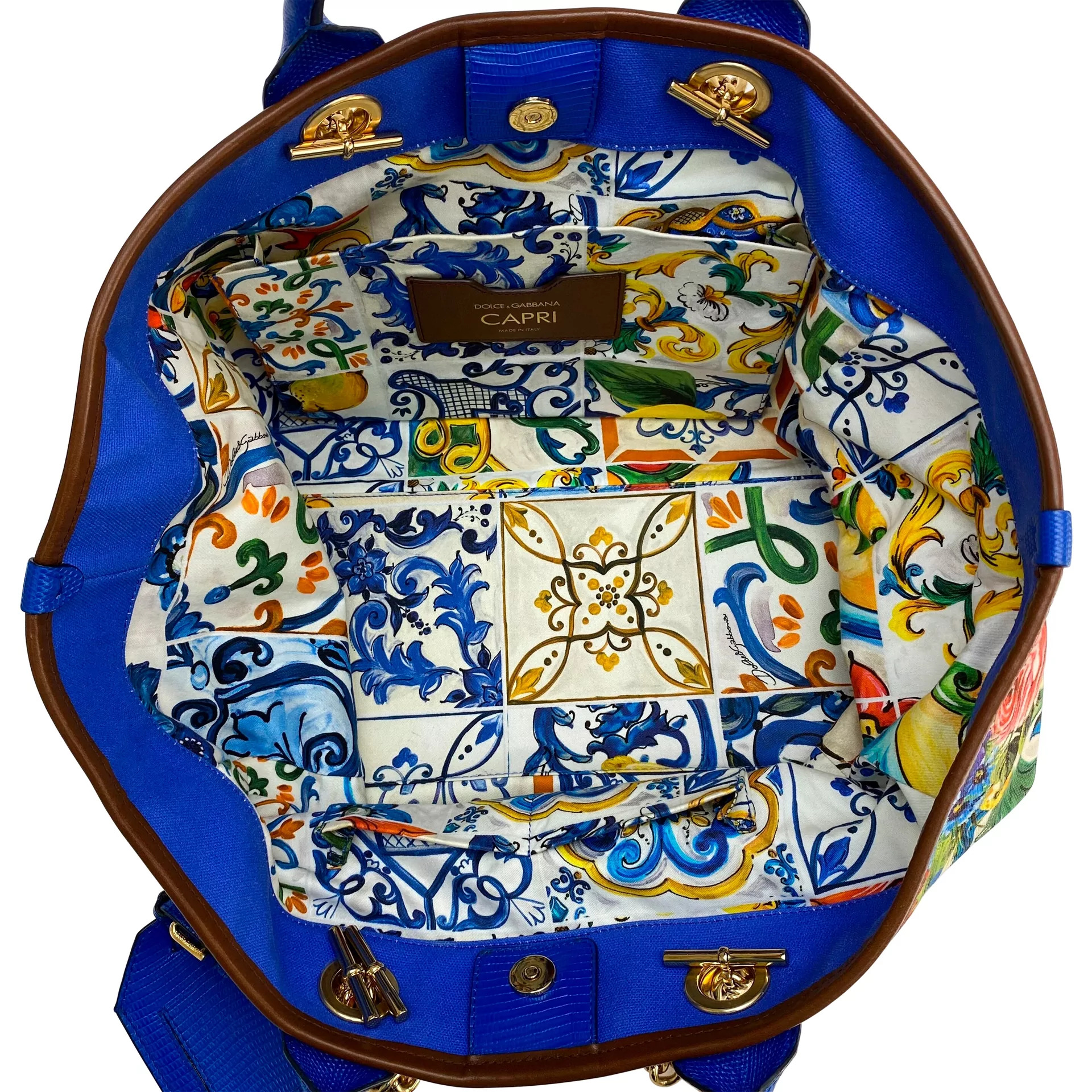 Bolsa Dolce & Gabbana Estampa Majolica