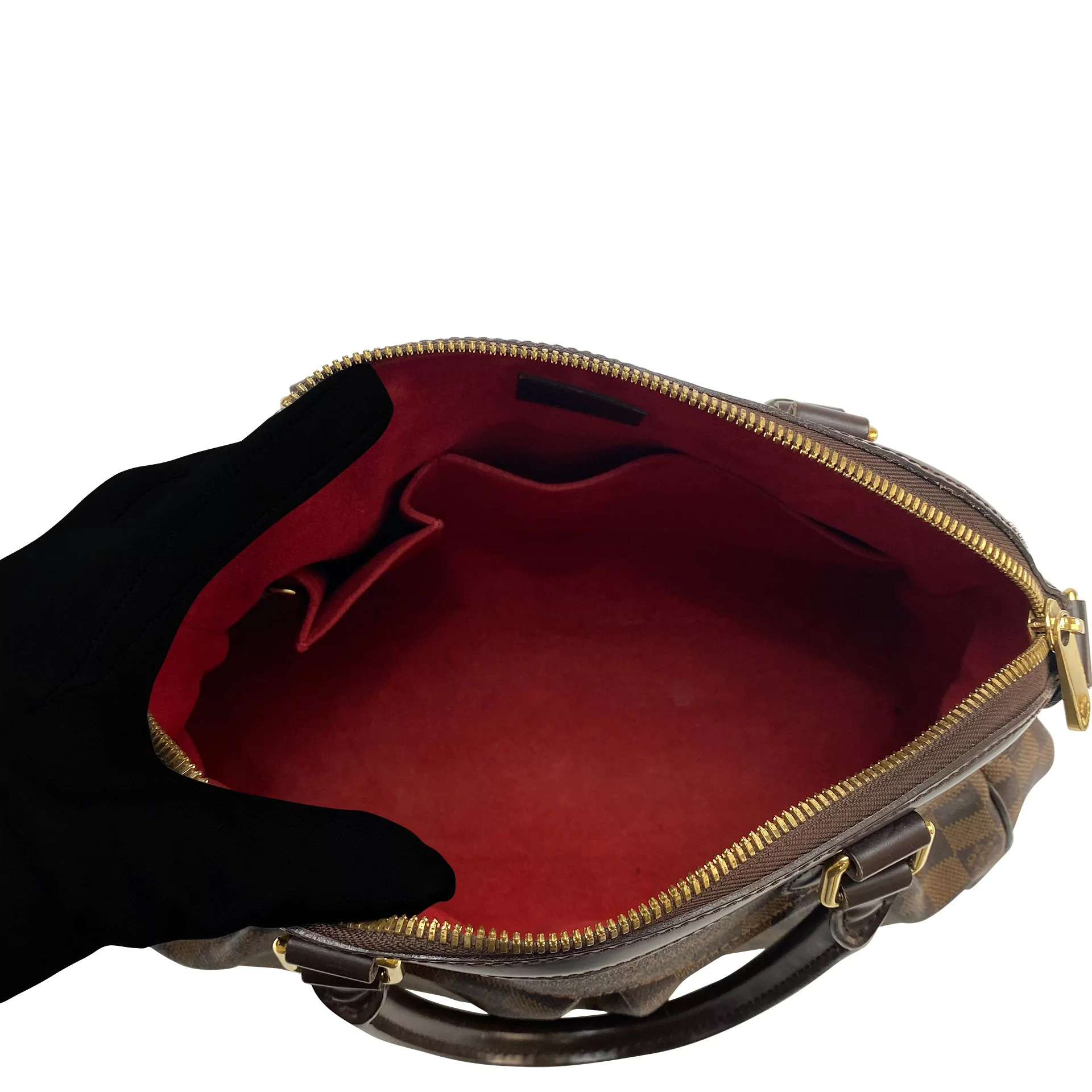 Bolsa Louis Vuitton Trevi PM Damier Ébène