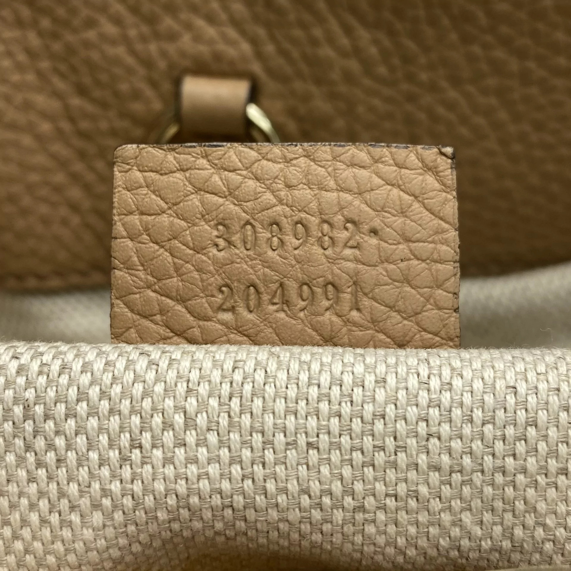Bolsa Gucci Soho Bege