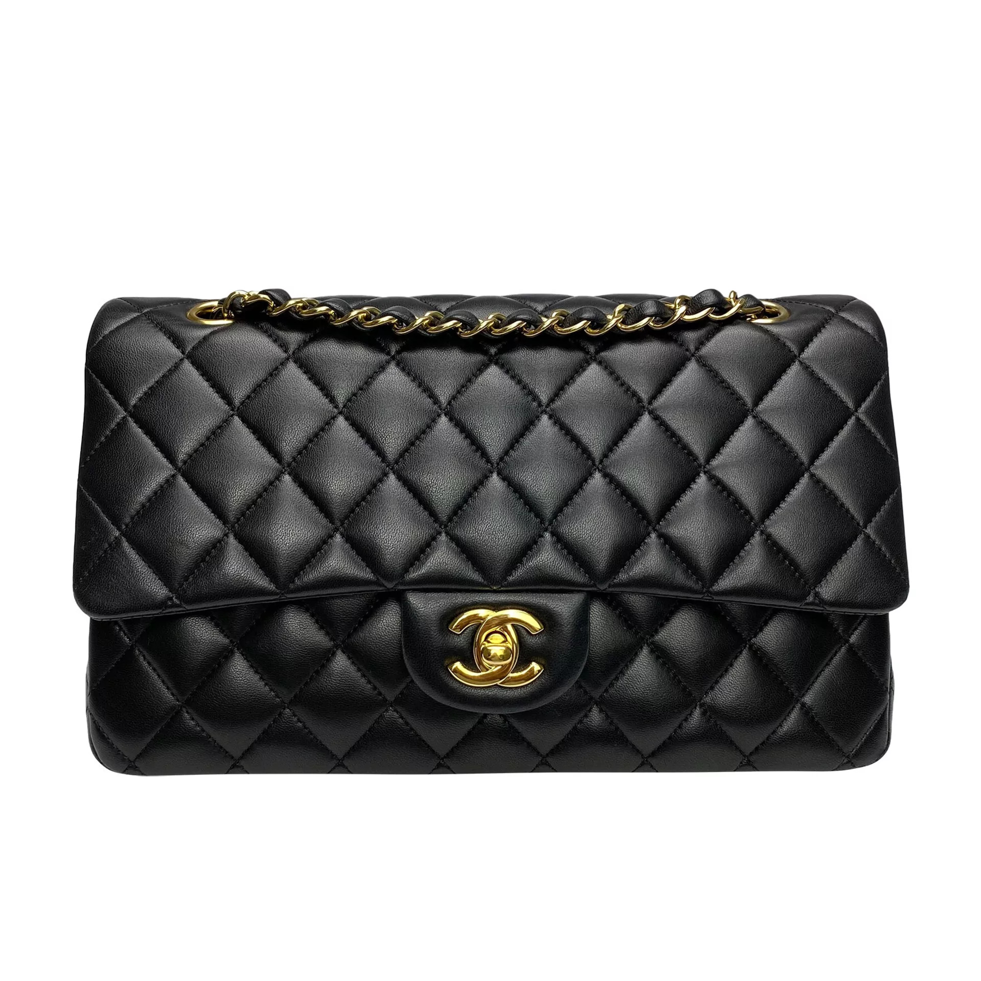 Bolsa Chanel Classic Double Flap Medium Preta