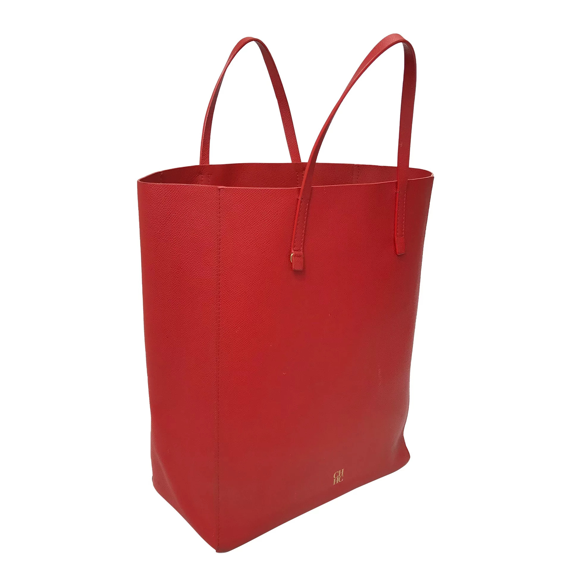 Bolsa Carolina Herrera Tote Vermelha