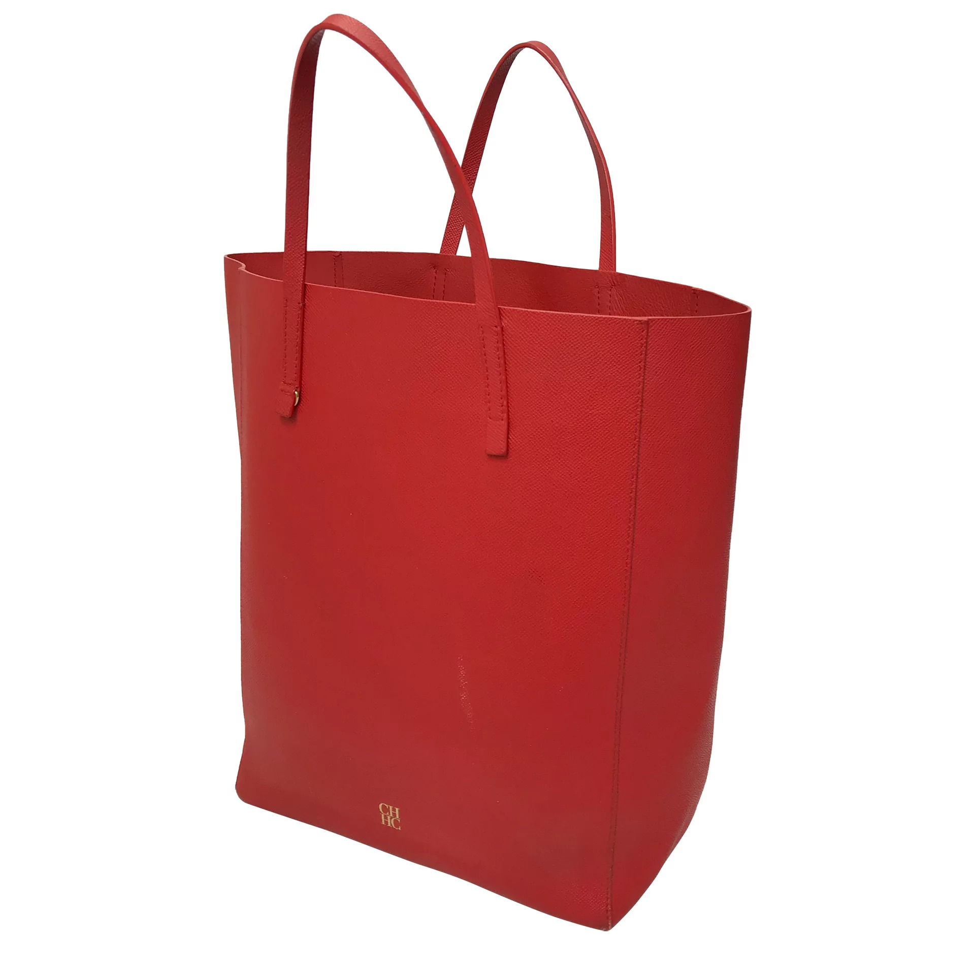 Bolsa Carolina Herrera Tote Vermelha