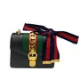 Bolsa Gucci Sylvie Mini Preta
