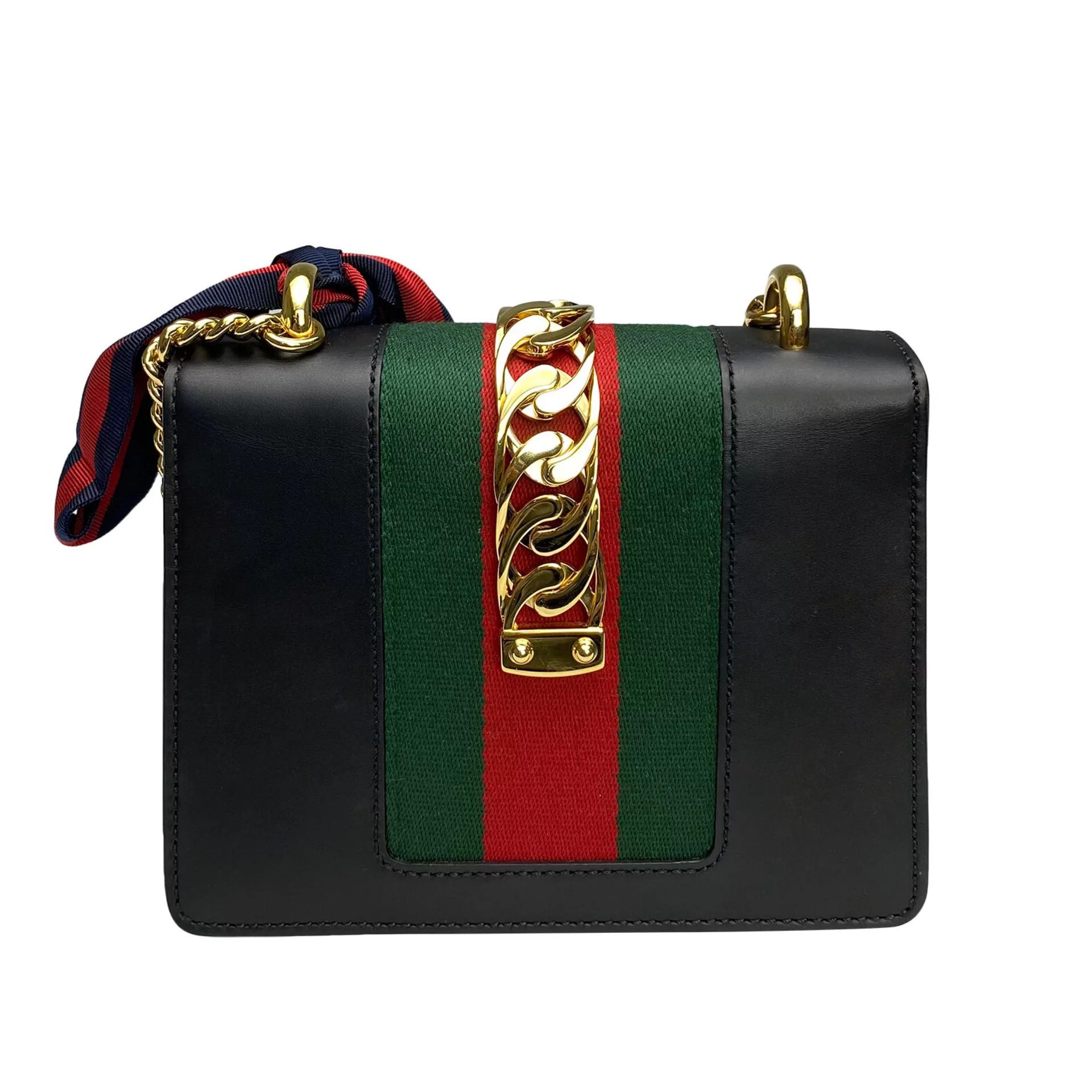 Bolsa Gucci Sylvie Mini Preta