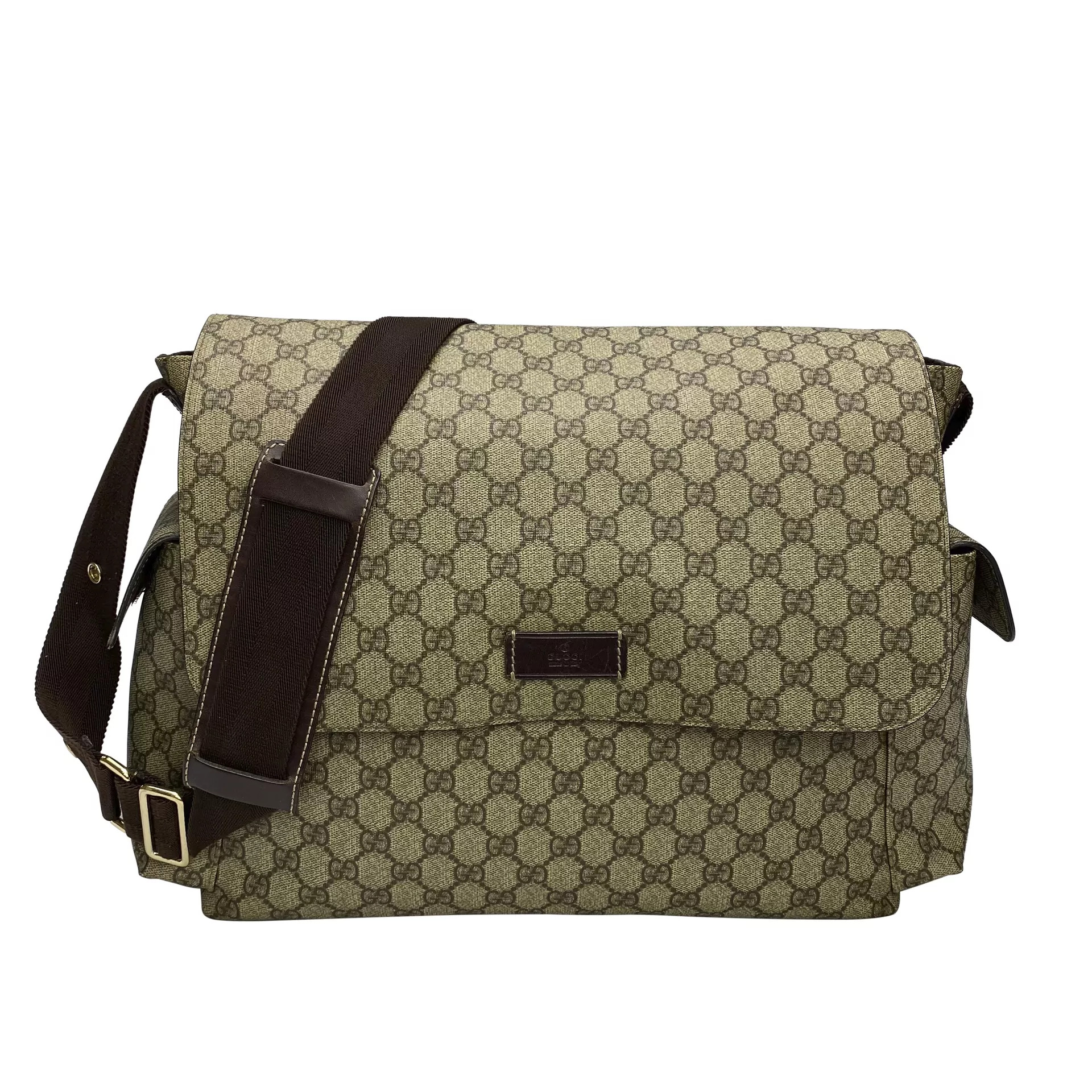 Bolsa Maternidade Gucci GG Plus Diaper Bag Guccissima