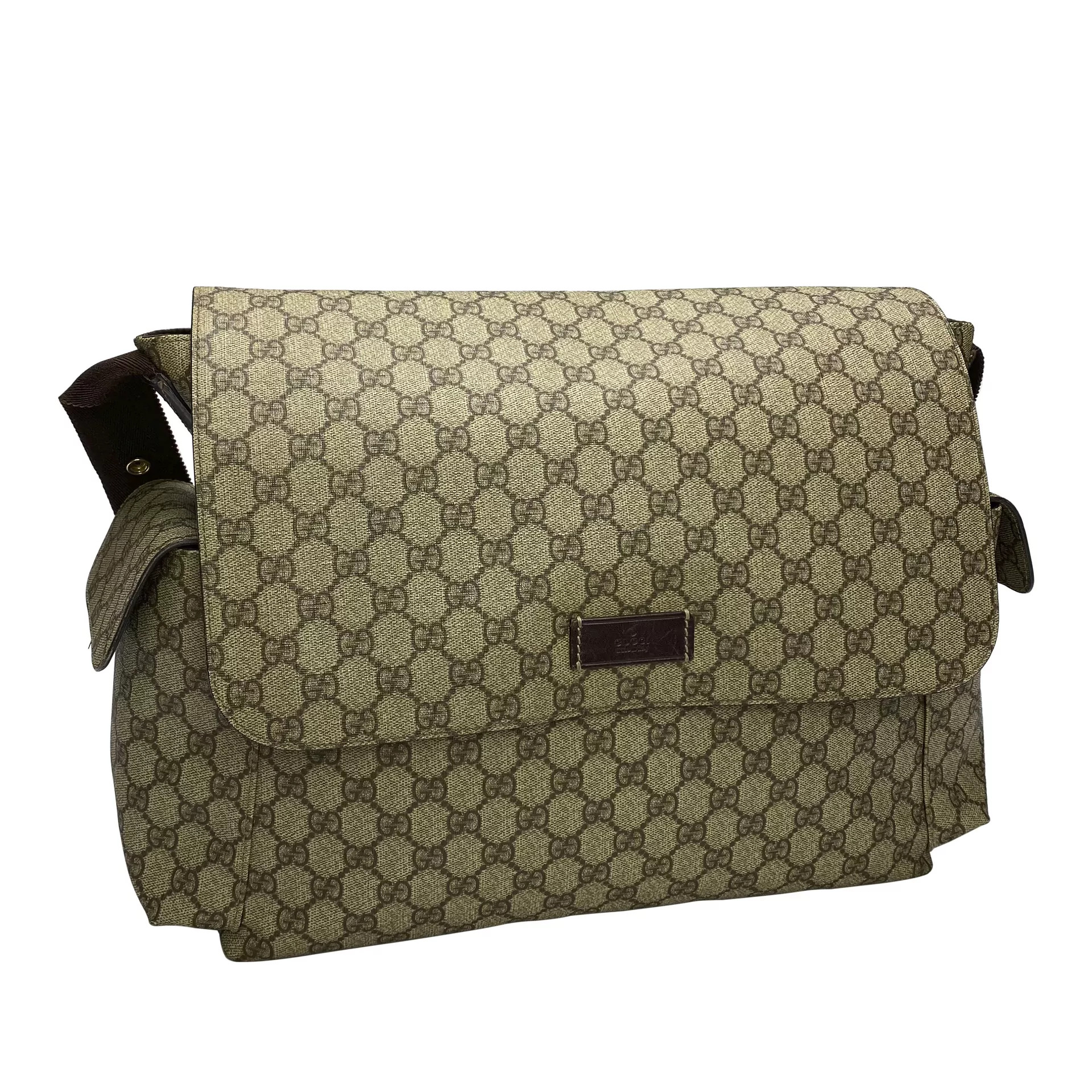 Bolsa Maternidade Gucci GG Plus Diaper Bag Guccissima
