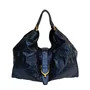 Bolsa Gucci Stirrup Píton Azul