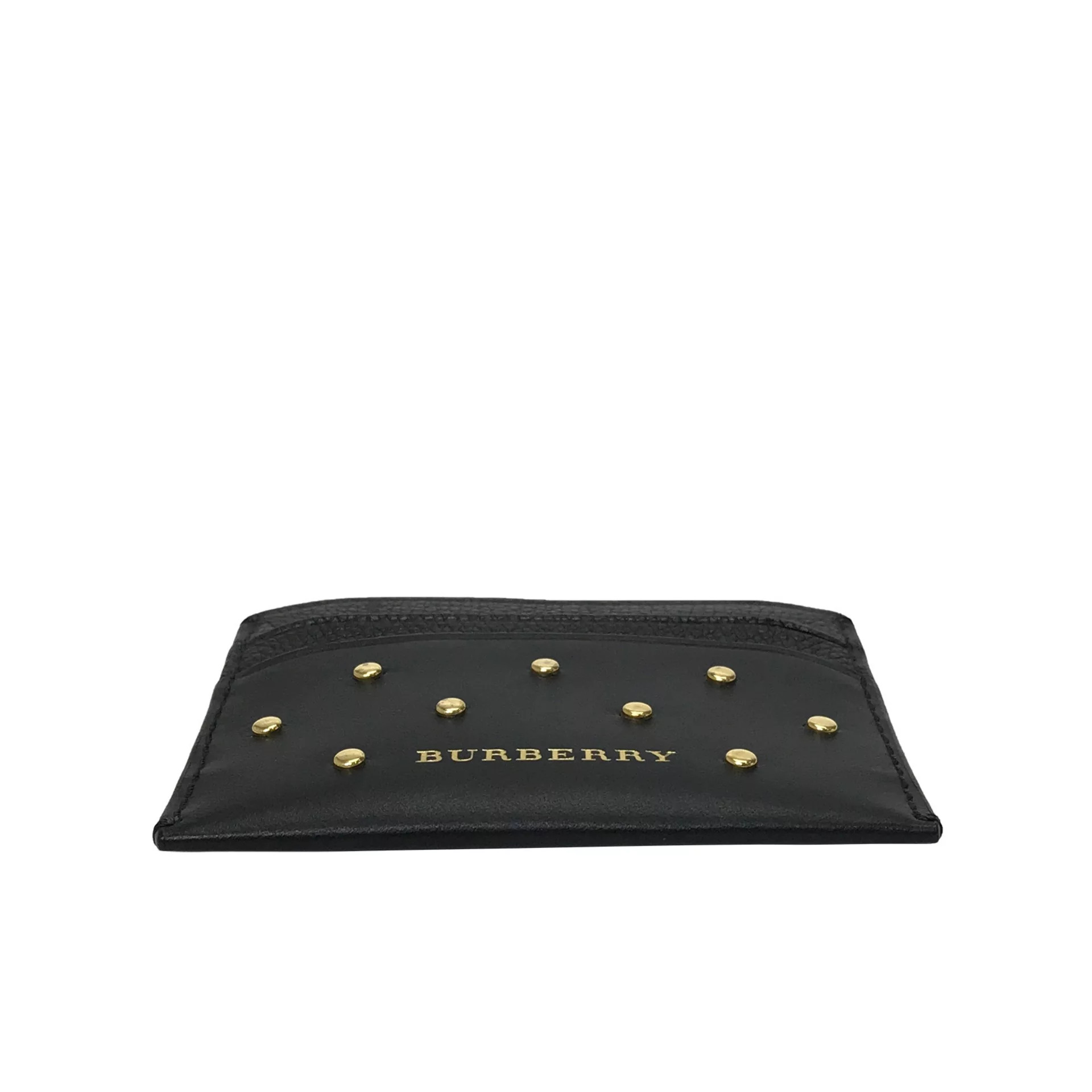 Porta-Cartões Burberry Couro Preto