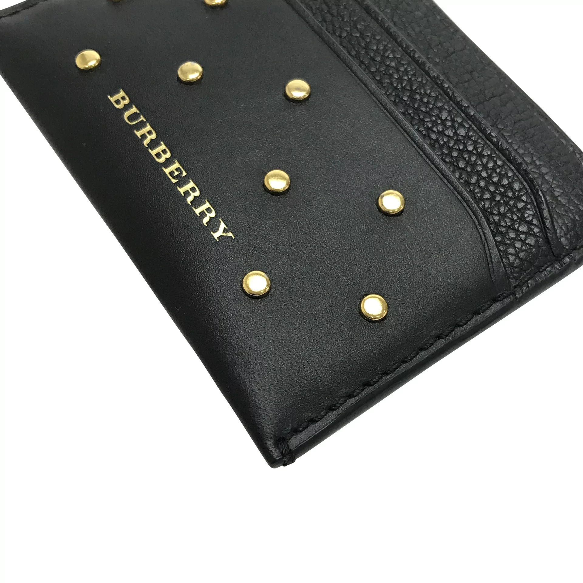 Porta-Cartões Burberry Couro Preto