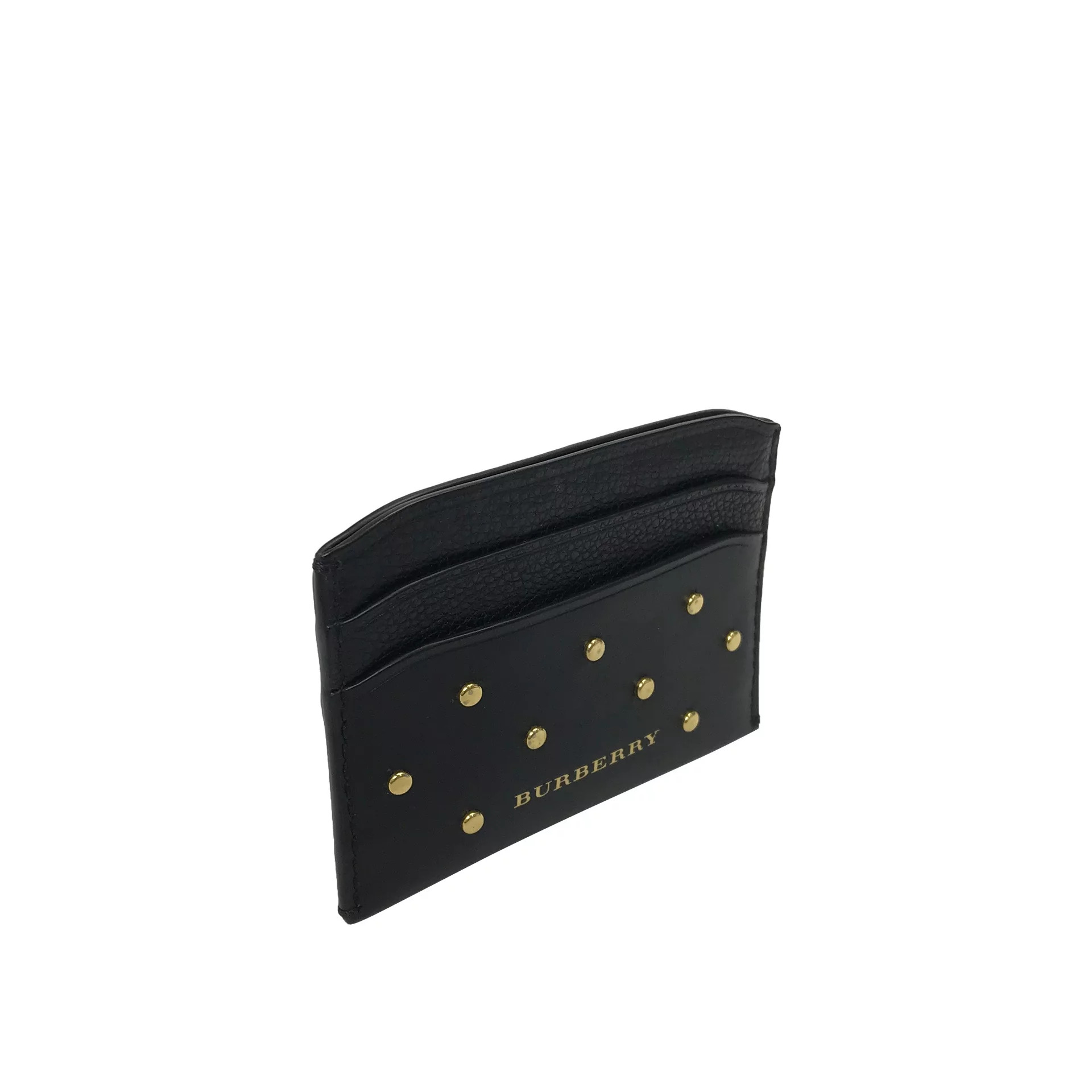 Porta-Cartões Burberry Couro Preto