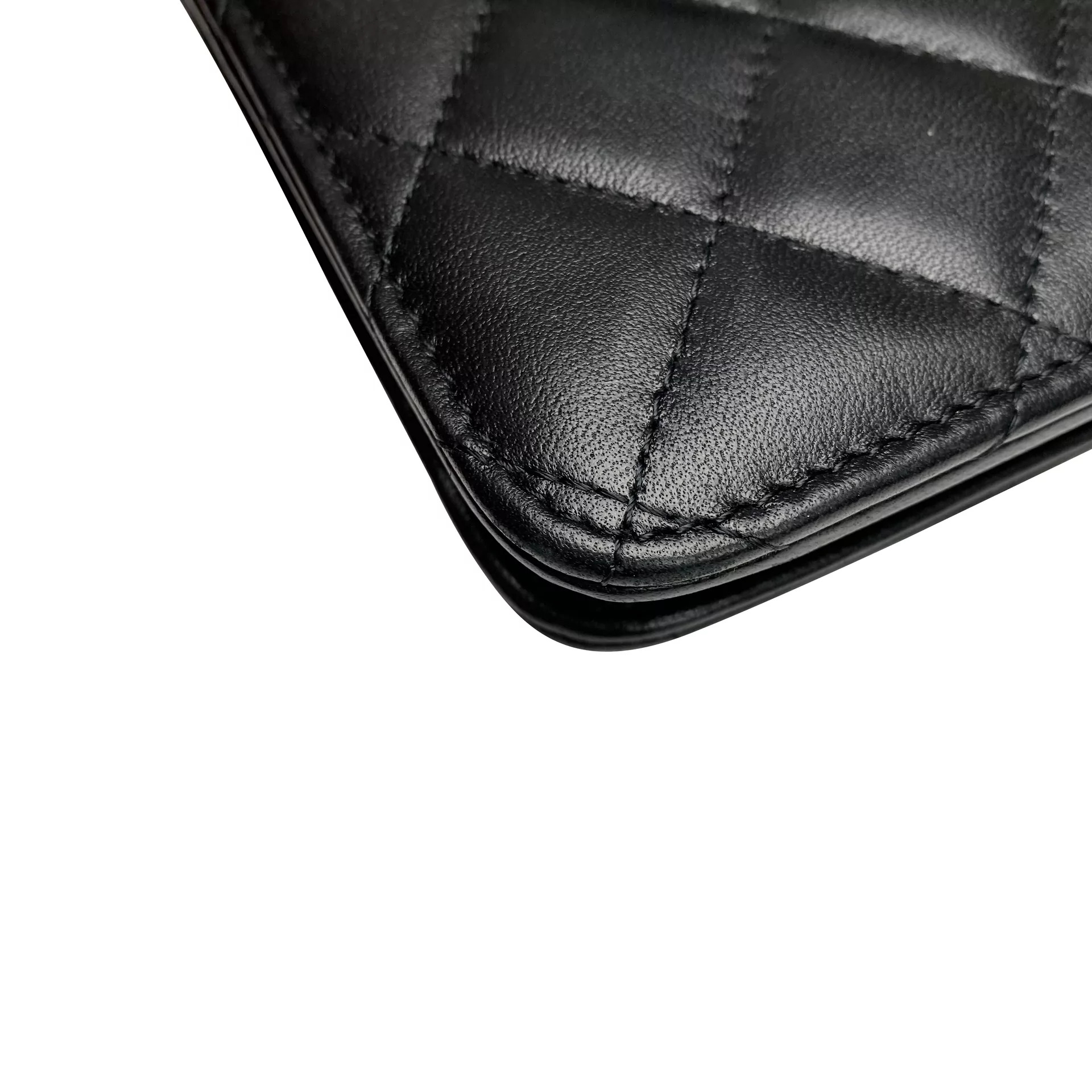 Bolsa Chanel Woc Couro Lambskin Preta