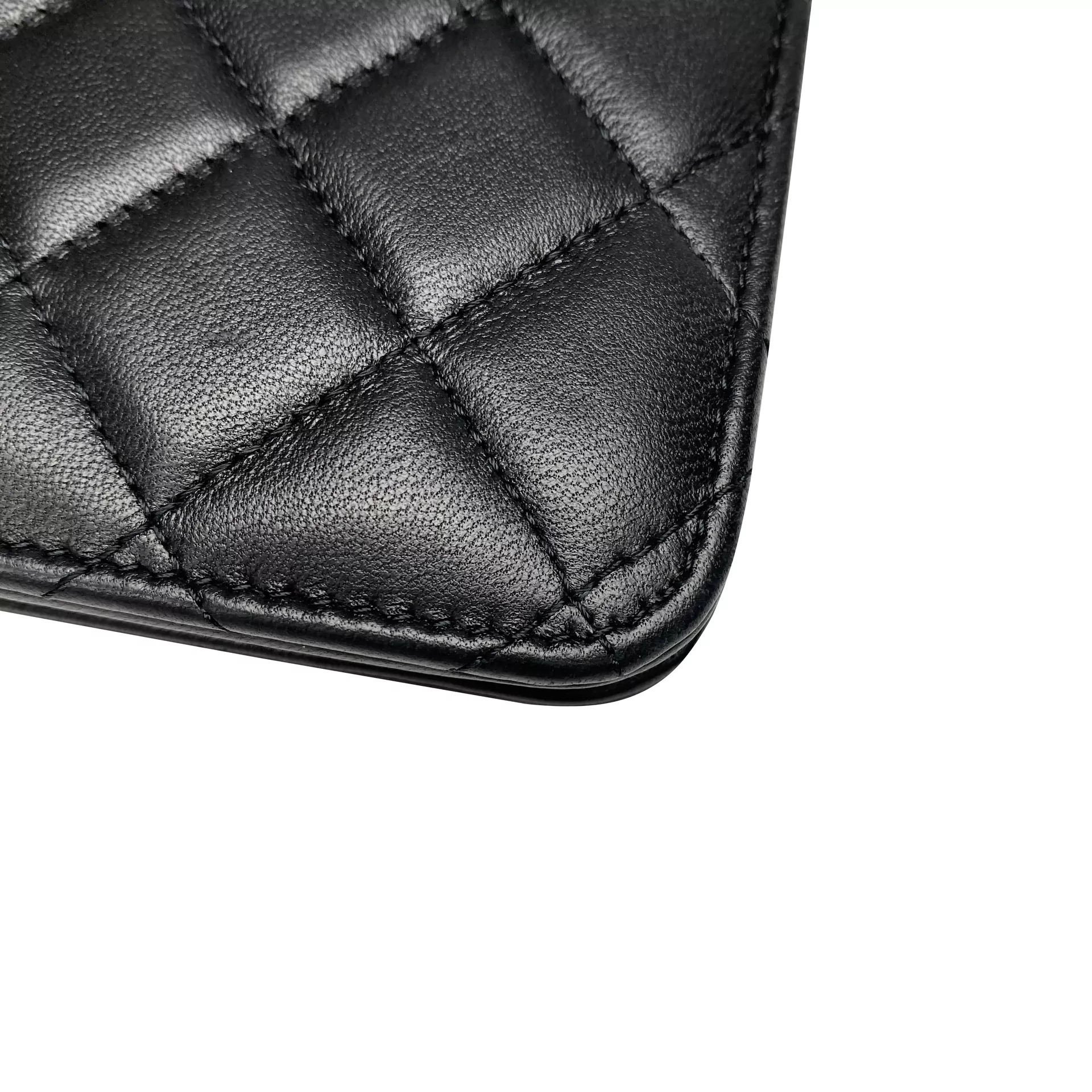Bolsa Chanel Woc Couro Lambskin Preta