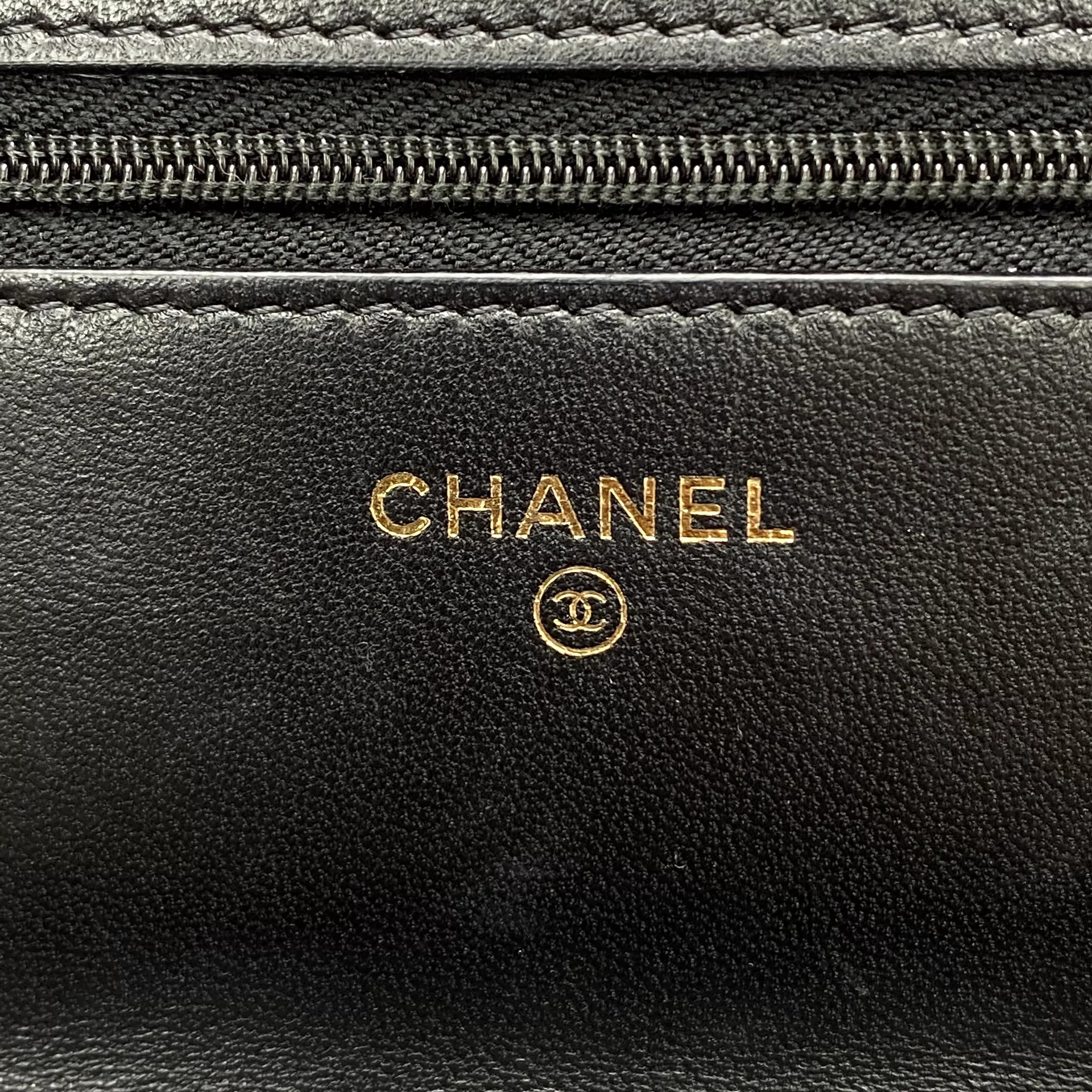 Bolsa Chanel Woc Couro Lambskin Preta