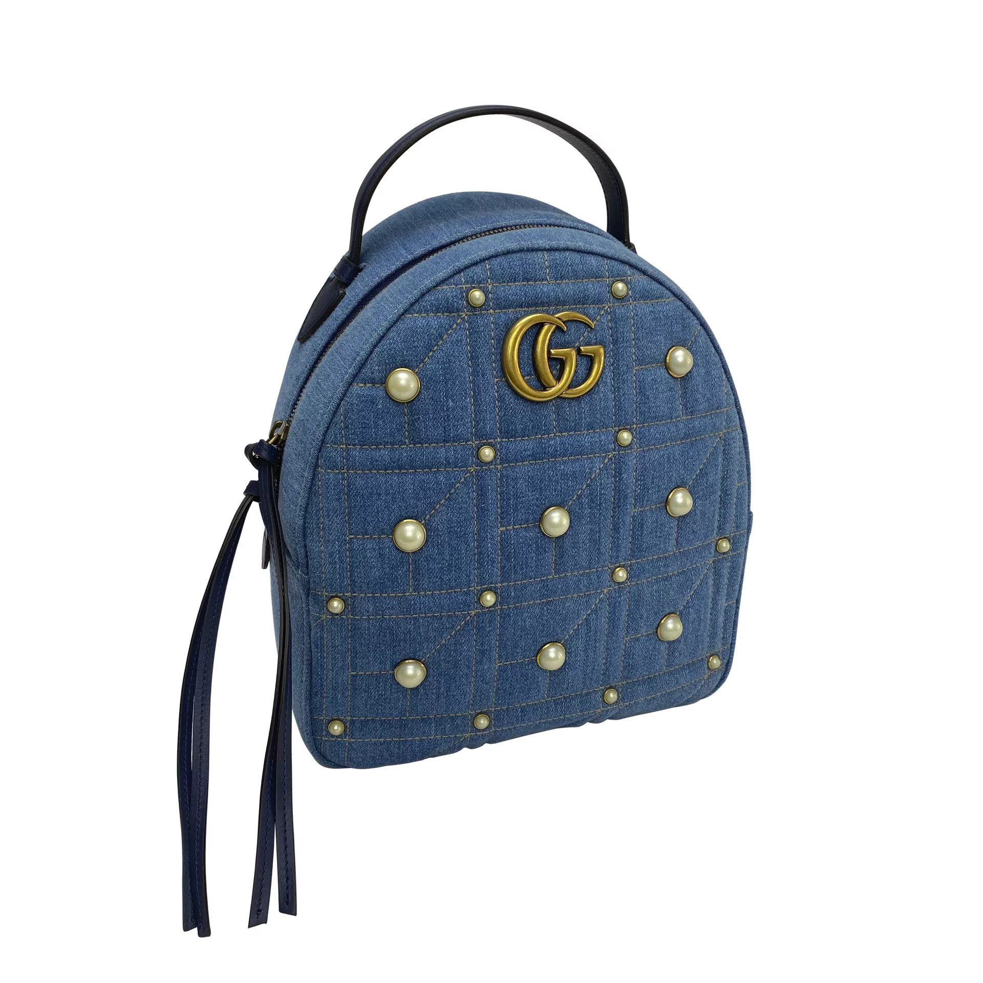 Mochila Gucci GG Marmont Jeans