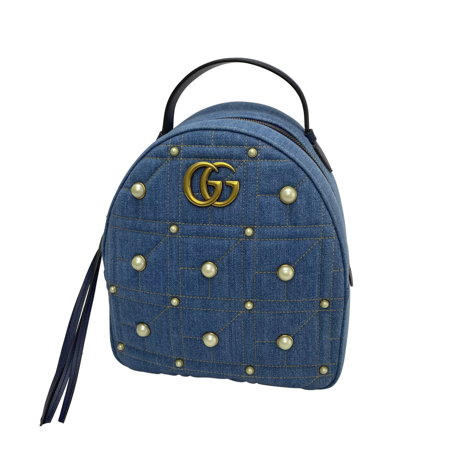 Mochila Gucci GG Marmont Jeans