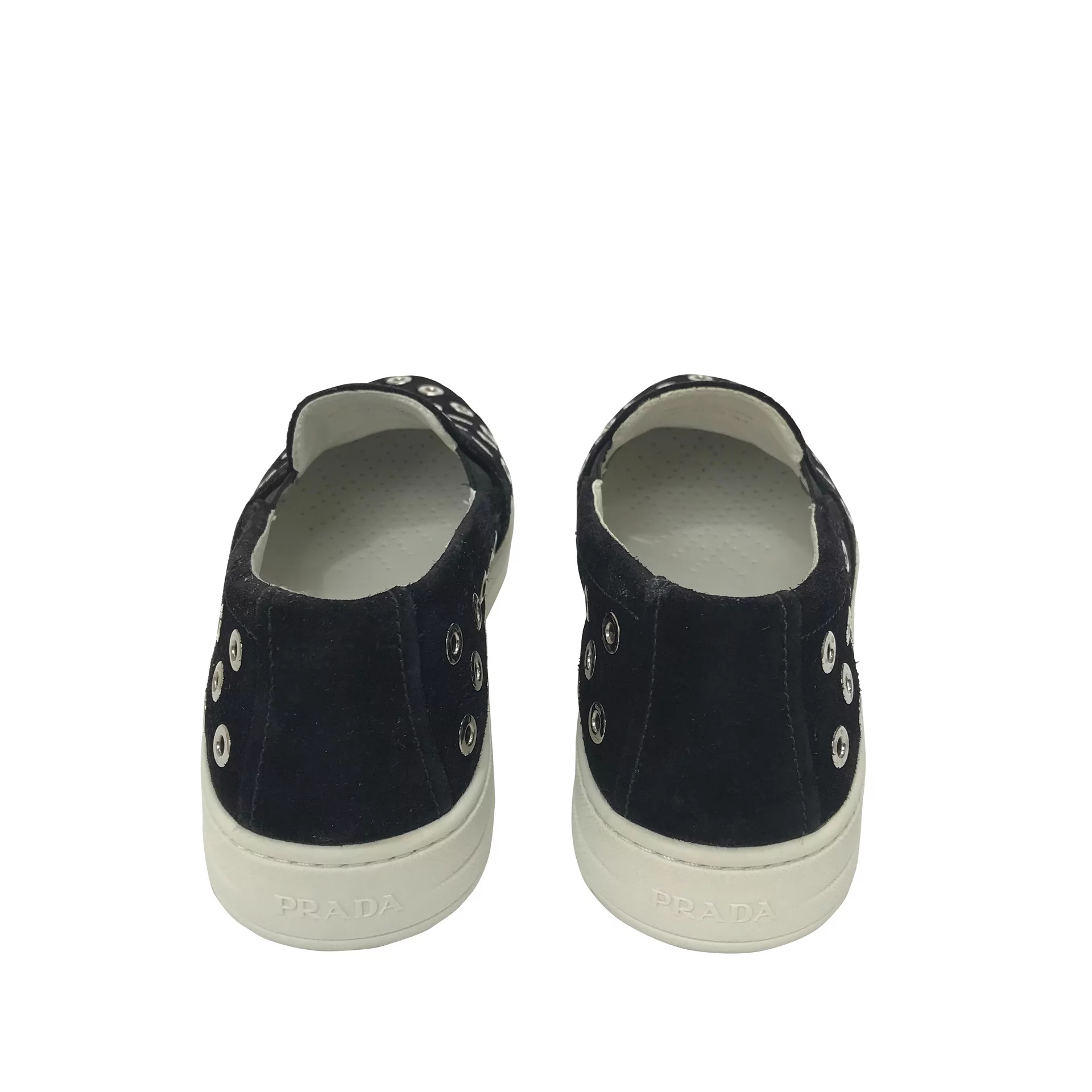 Tênis Prada Slip On Prata