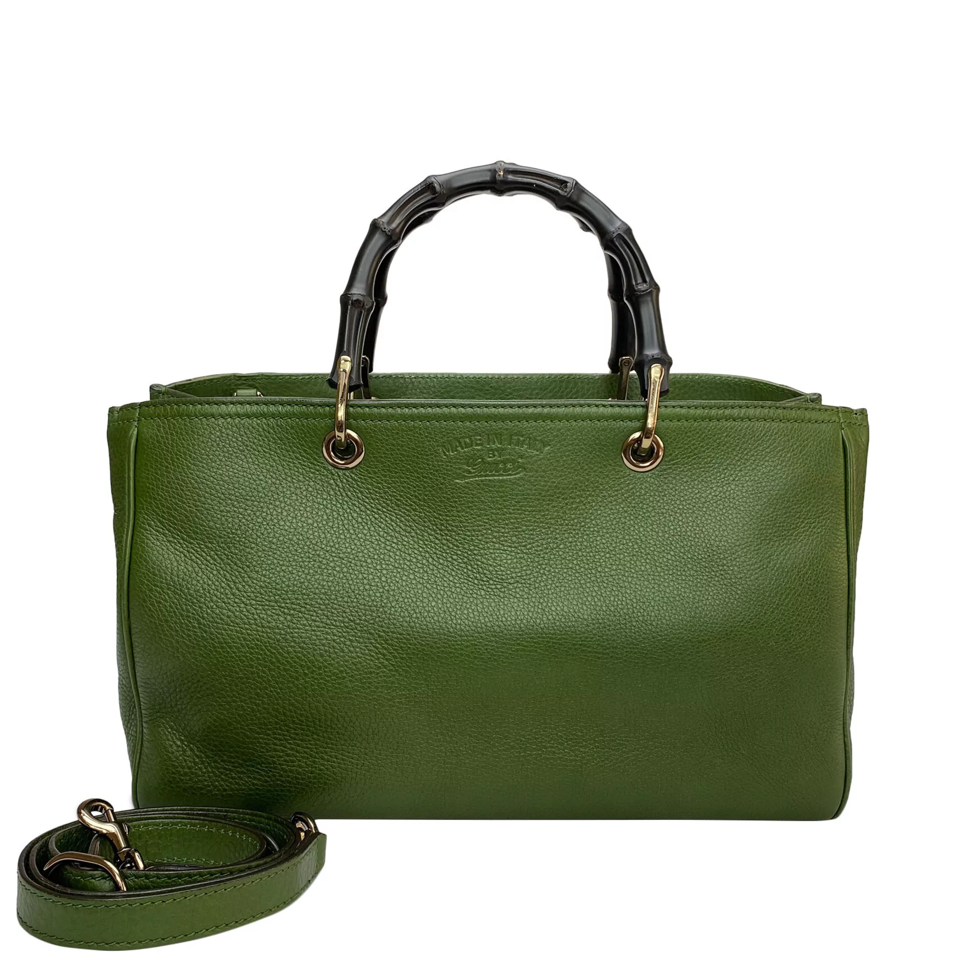 Bolsa Gucci Bamboo Shopper Verde