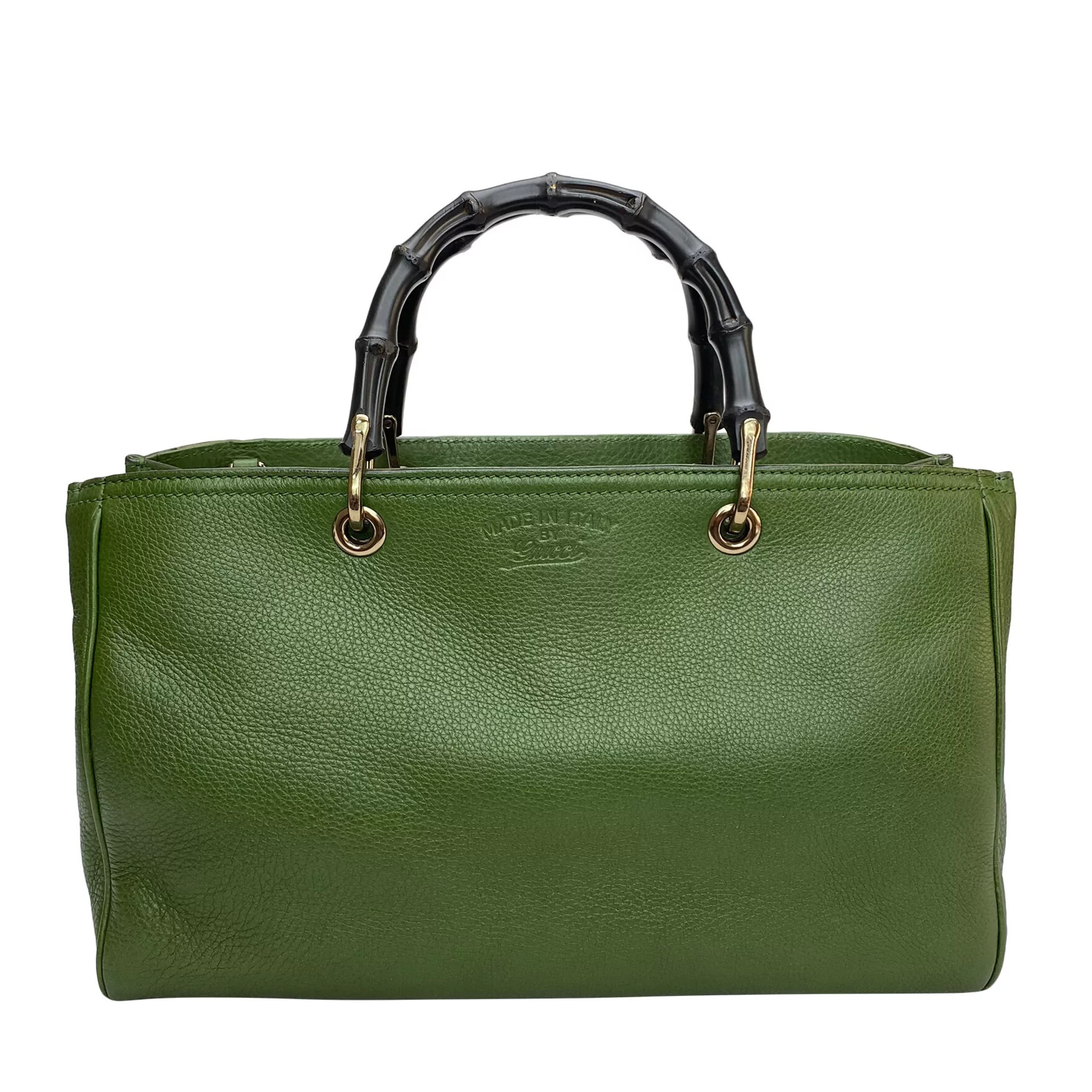 Bolsa Gucci Bamboo Shopper Verde