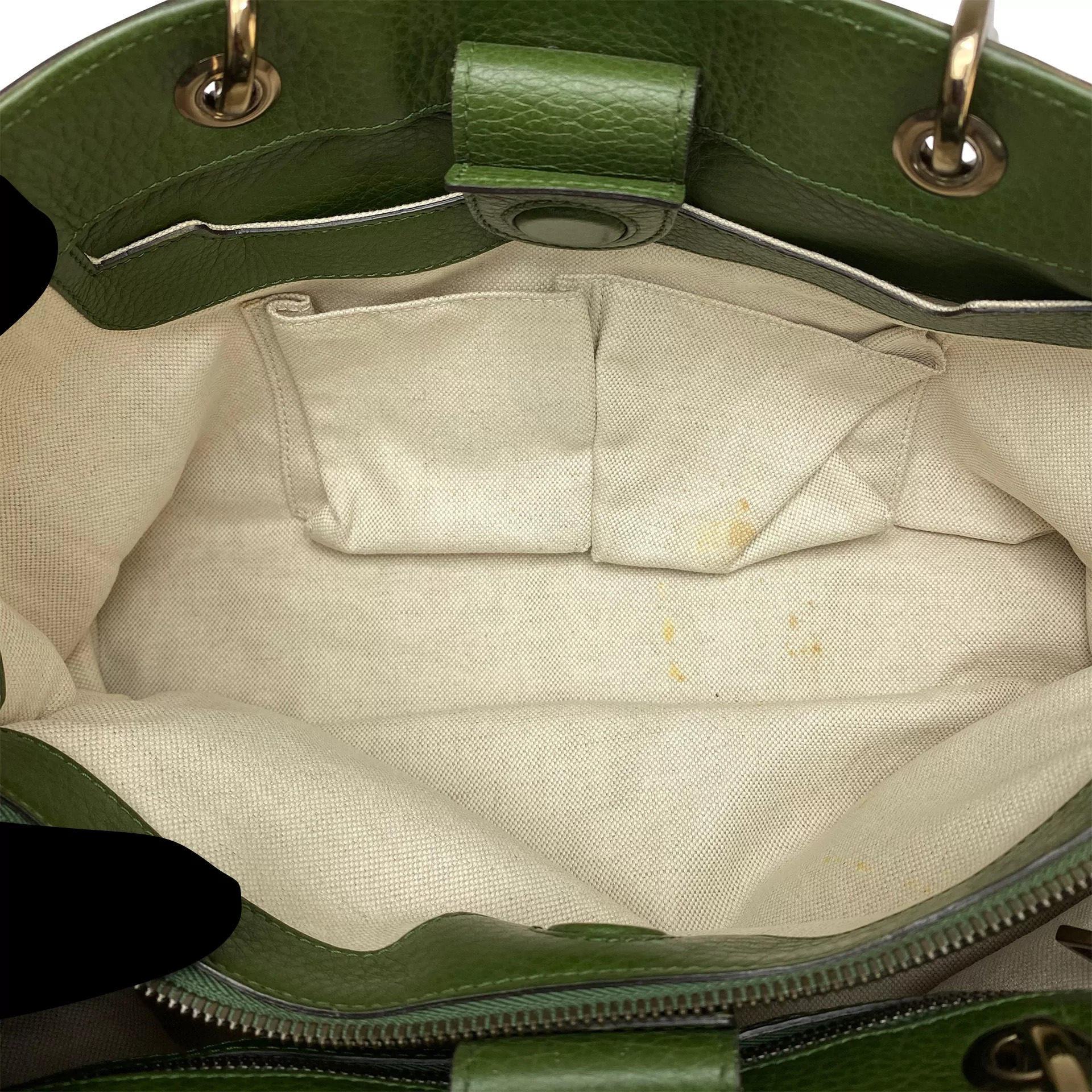 Bolsa Gucci Bamboo Shopper Verde