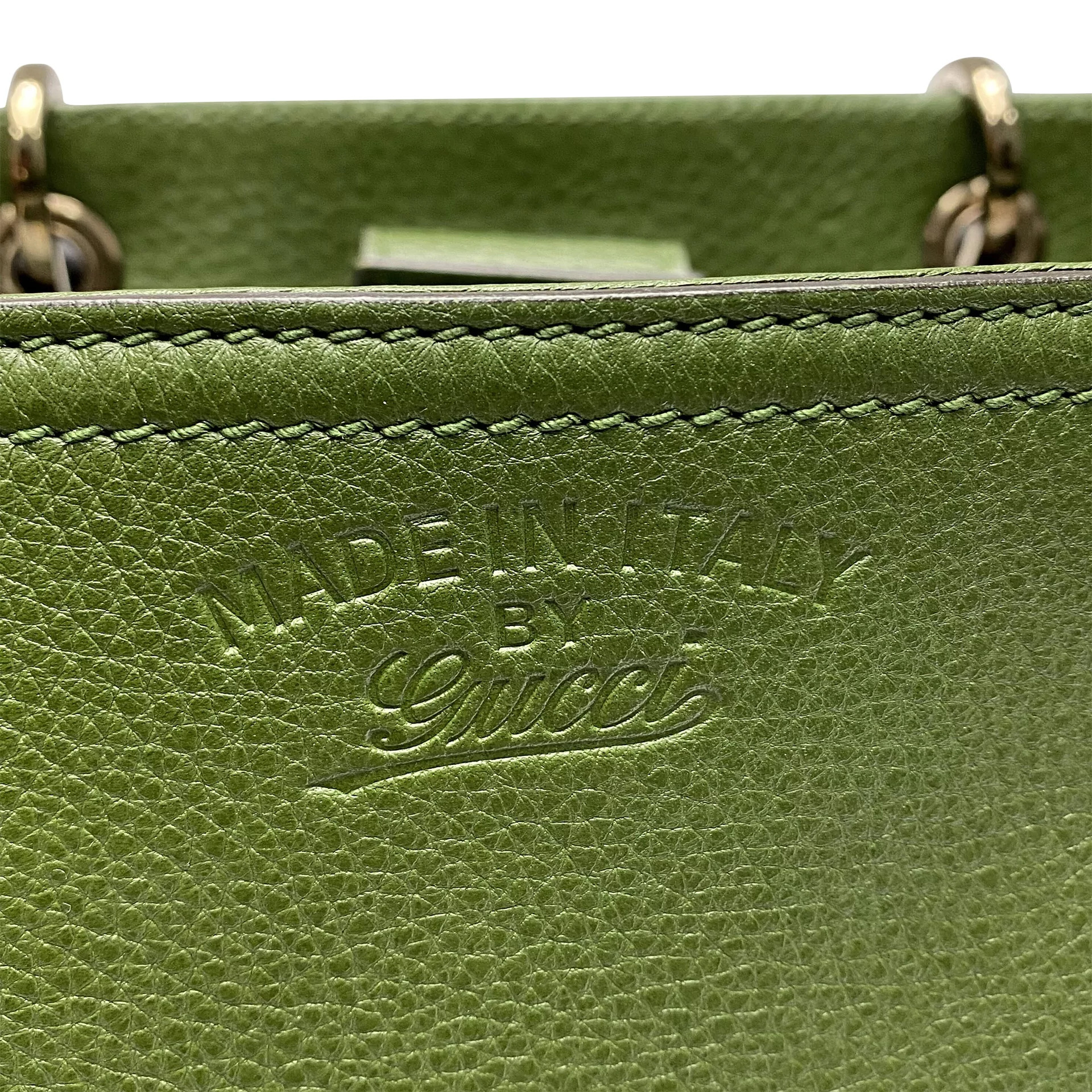 Bolsa Gucci Bamboo Shopper Verde