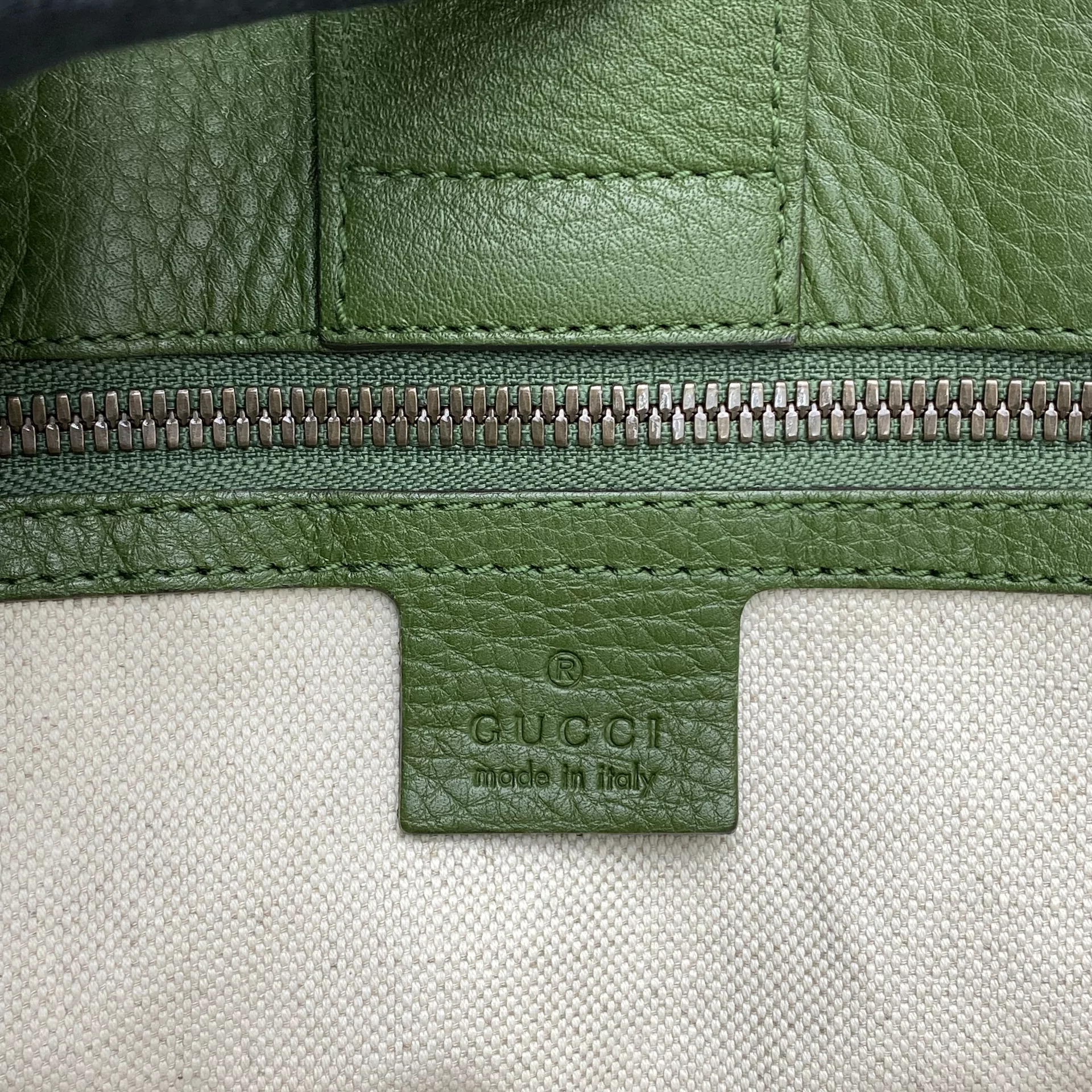 Bolsa Gucci Bamboo Shopper Verde