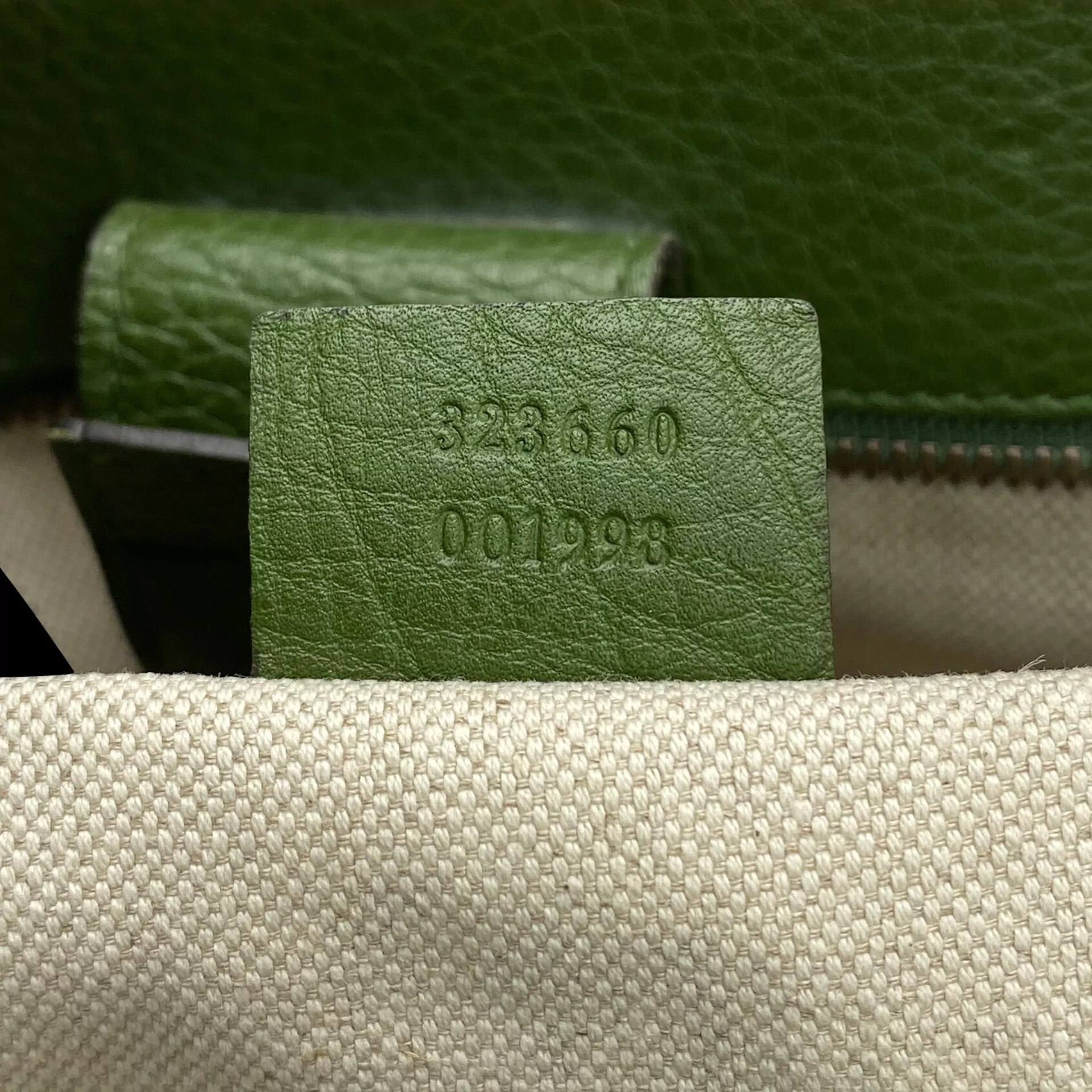 Bolsa Gucci Bamboo Shopper Verde